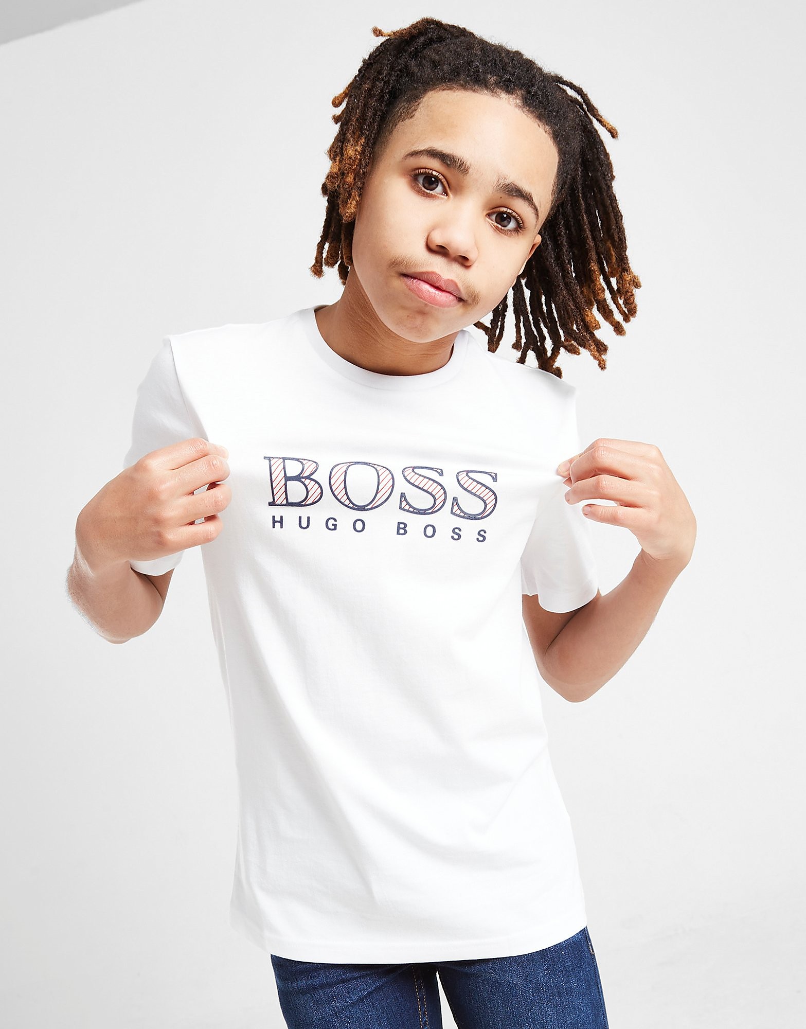 

BOSS Logo Short Sleeve T-Shirt Junior - White - Kids, White