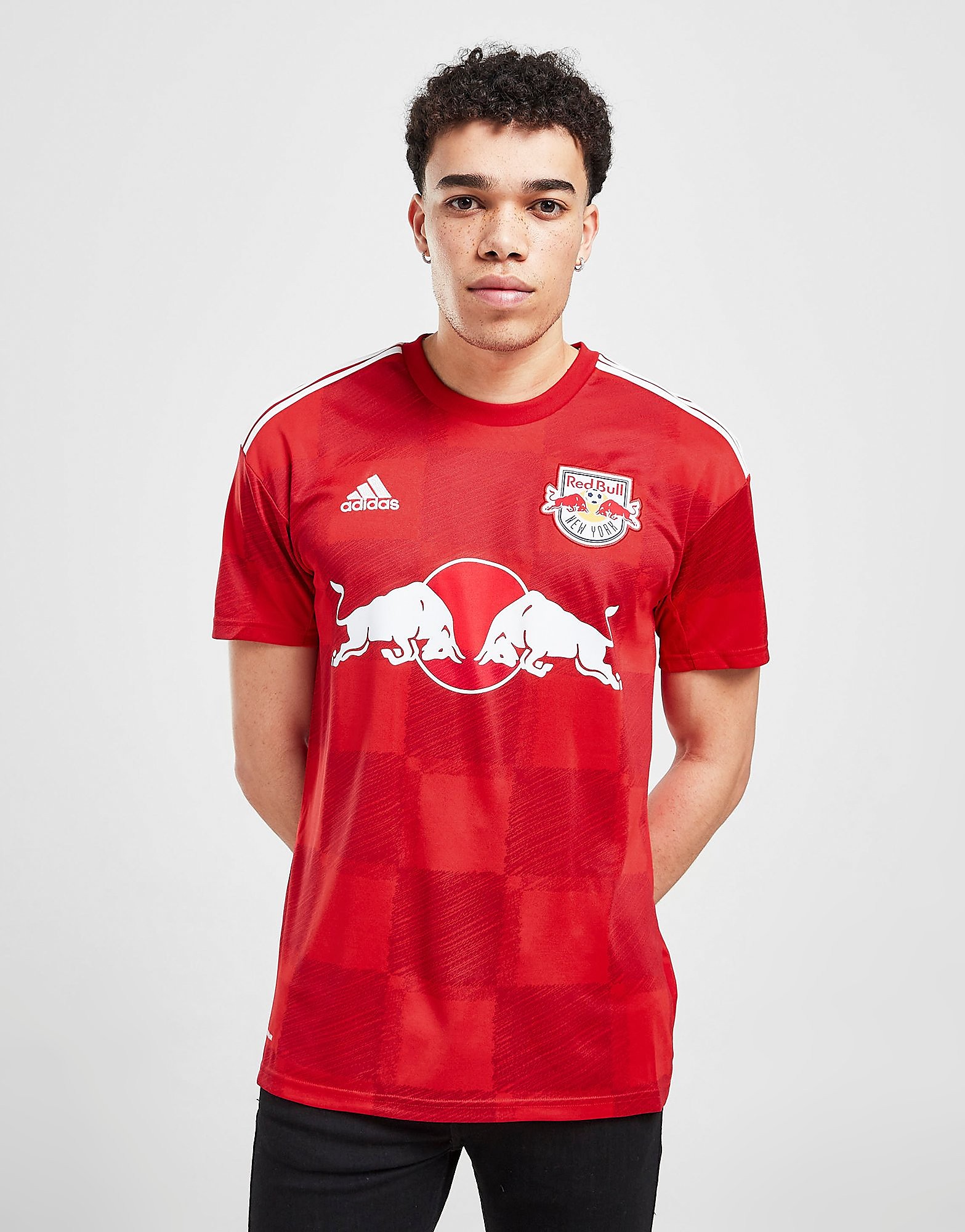 Adidas New York Red Bulls 2022/23 Bortatröja Herr, Röd