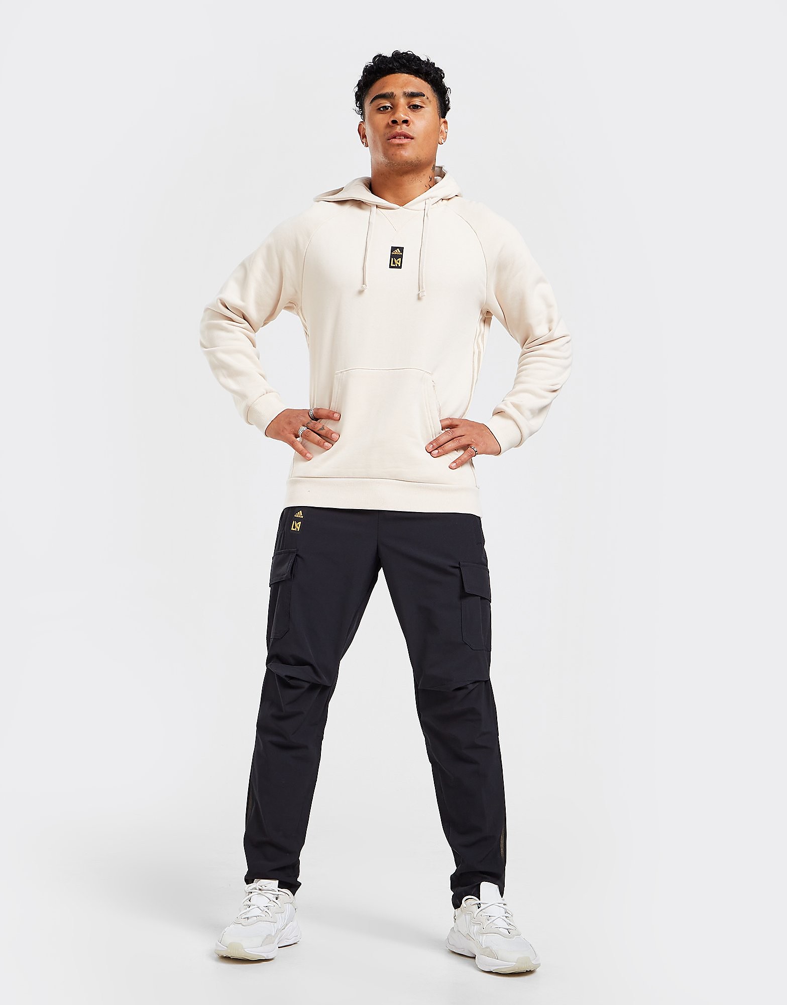 adidas Los Angeles FC Travel Track Pants - Black/S - Mens, Black/S