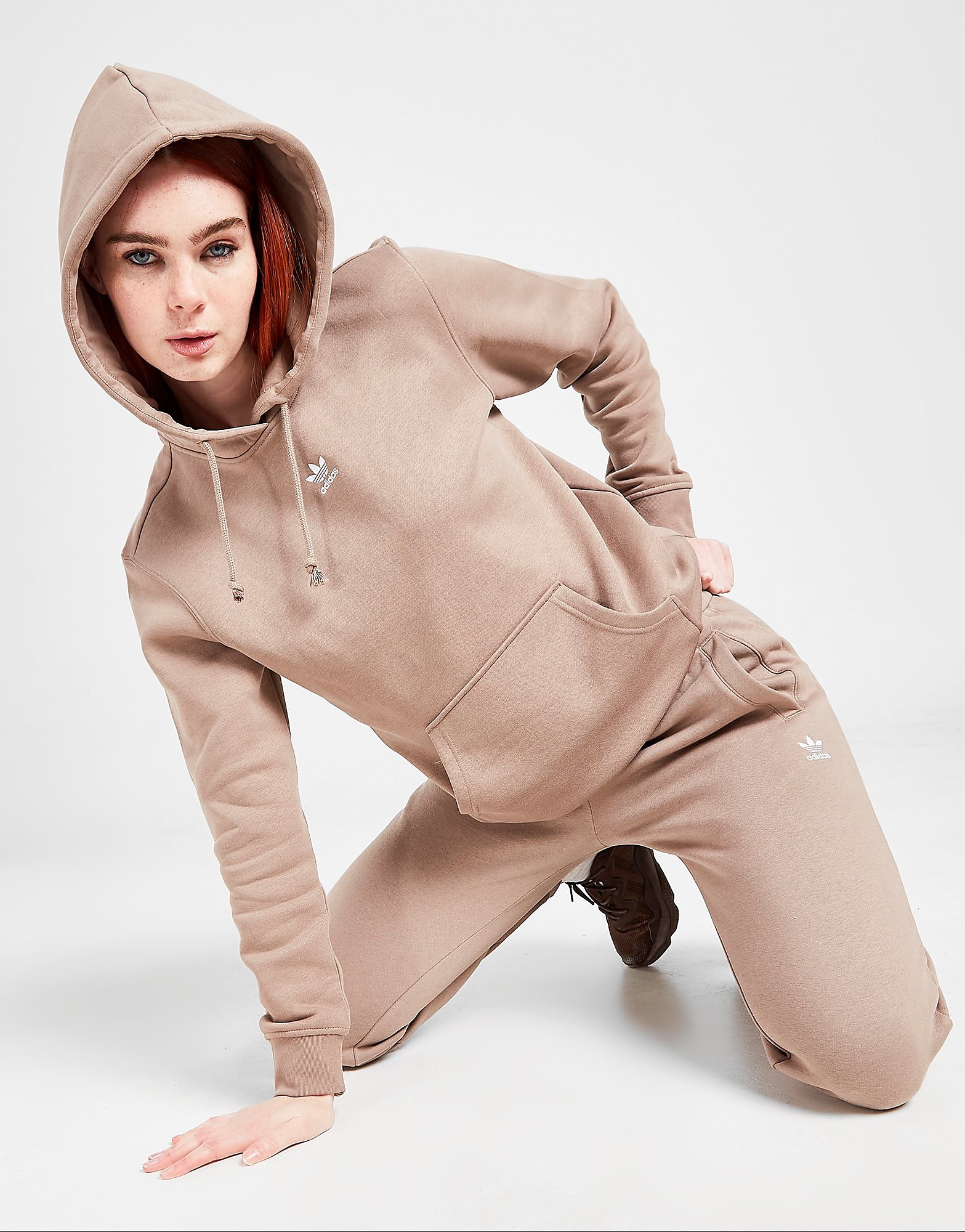 

adidas Originals Essential Slim Joggers - Only at JD - Brown - Womens, Brown