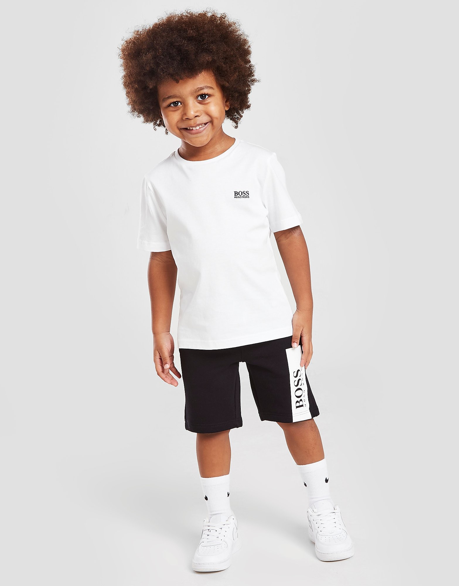 

BOSS Large Logo Shorts Children - Black - Kids, Black