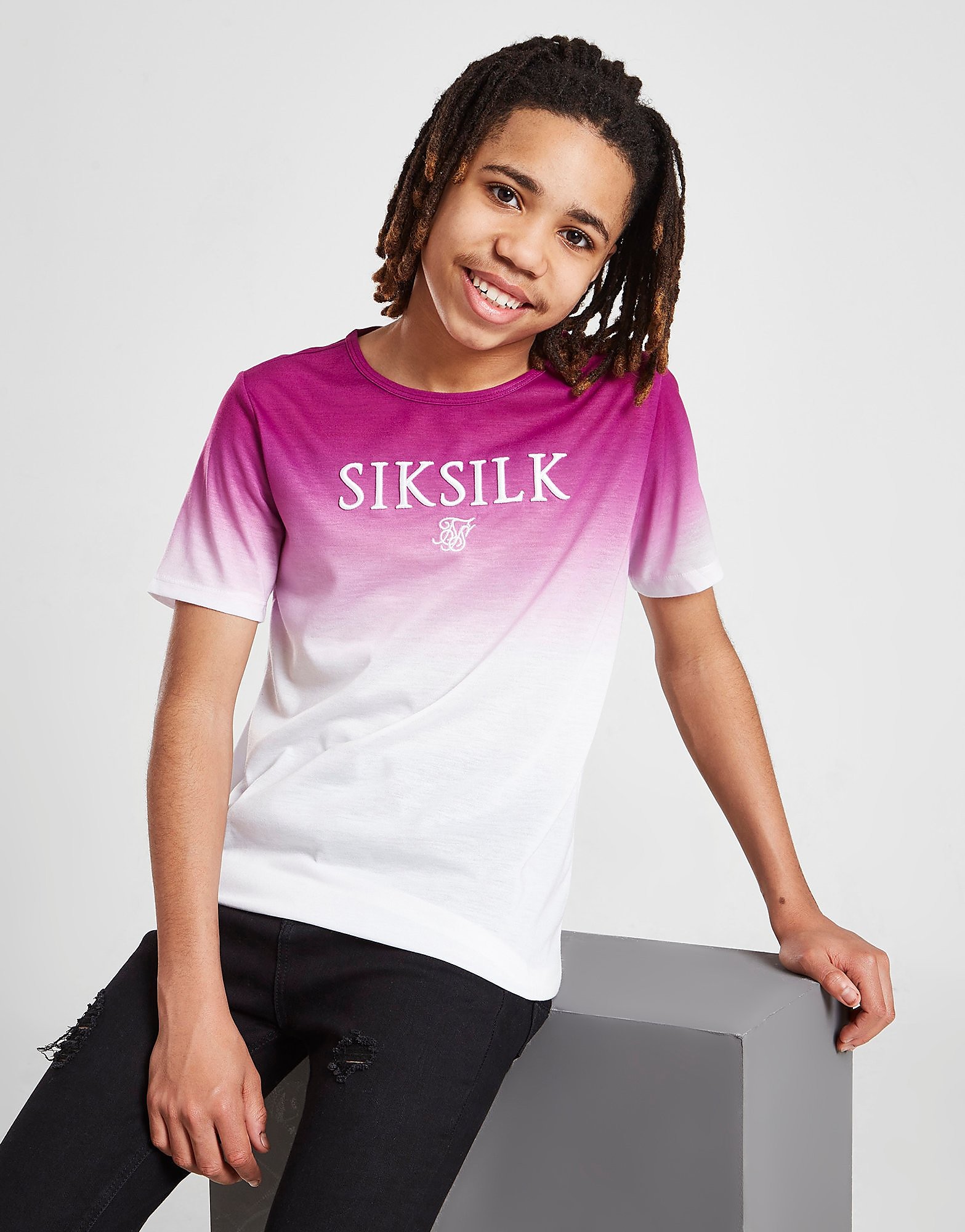 

SikSilk High Fade T-Shirt Junior - Pink - Kids, Pink