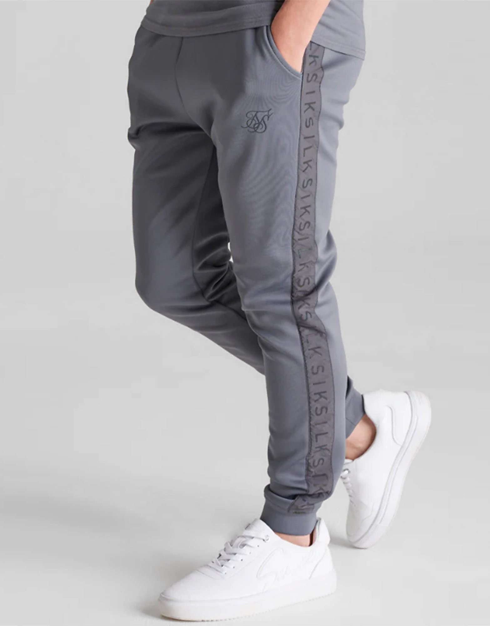 

SikSilk Alloy Track Pants Junior - Grey - Kids, Grey