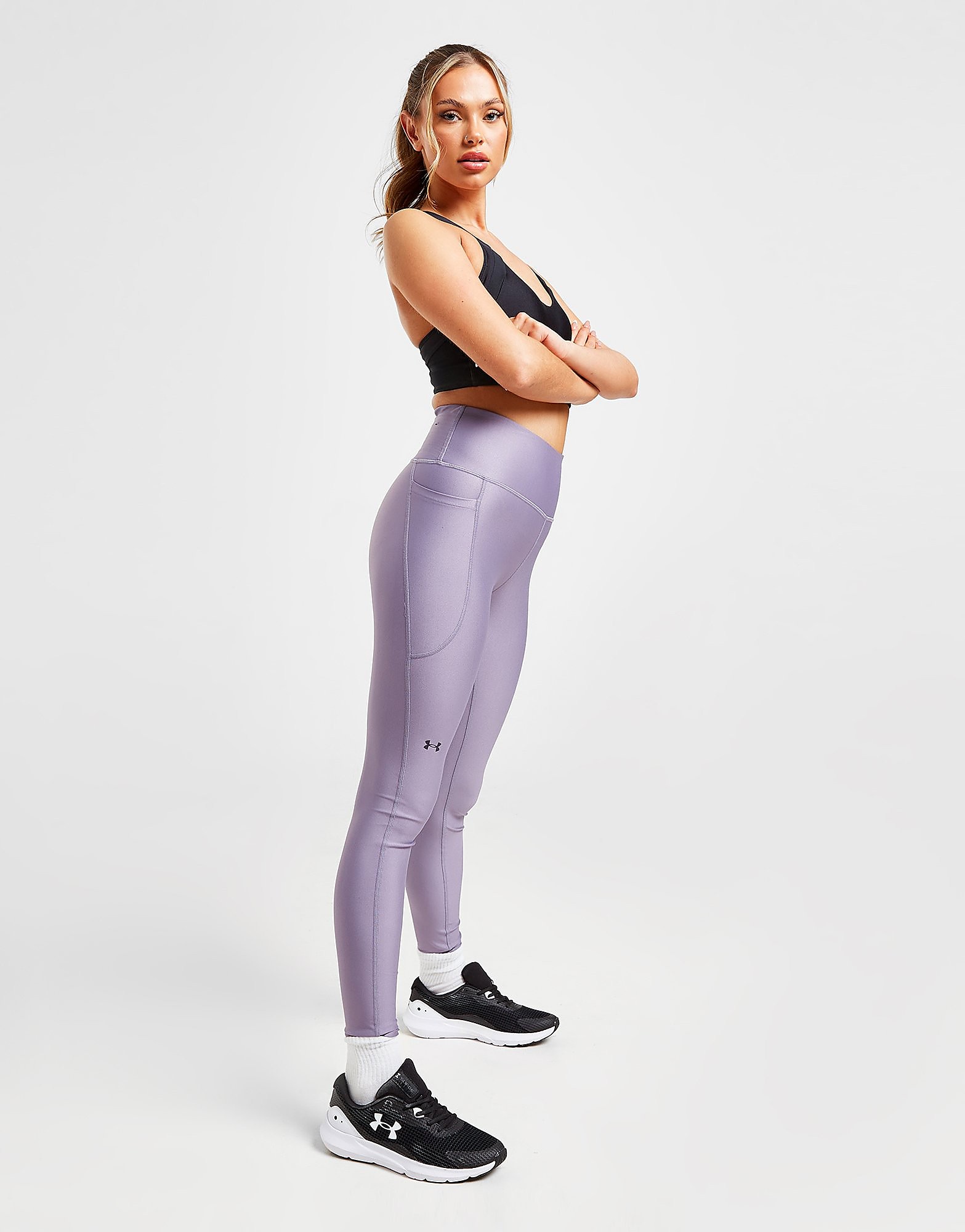 

Under Armour HeatGear Ankle Tights - Only at JD - Purple - Womens, Purple