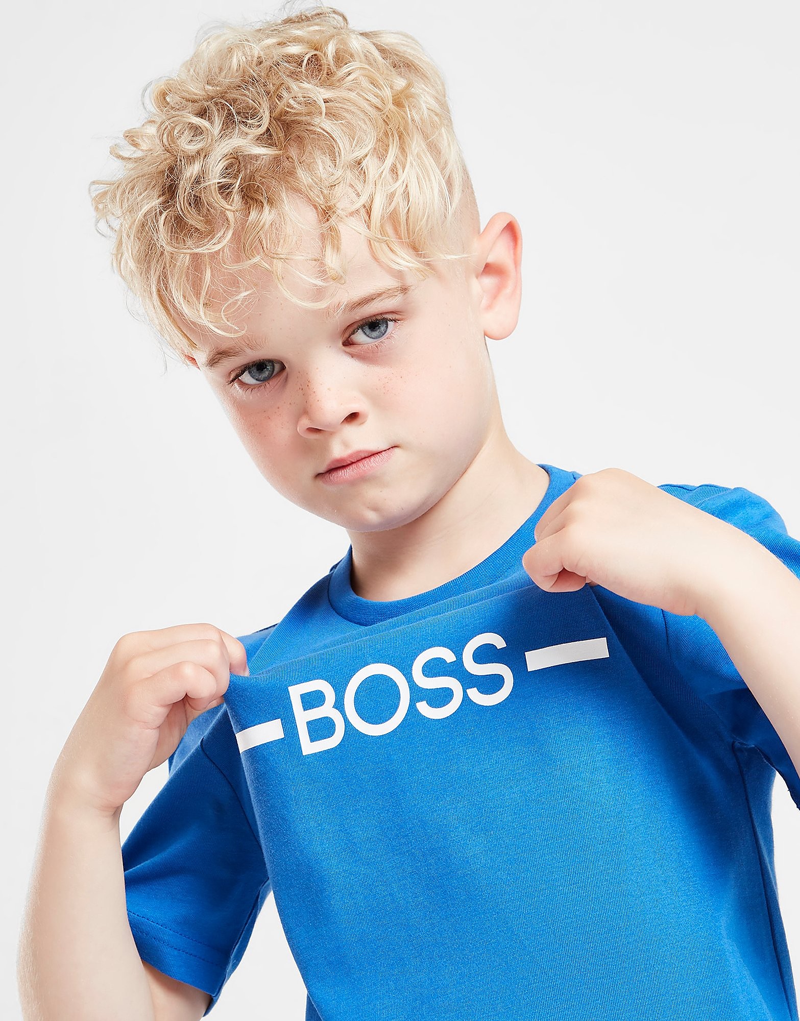 

BOSS Essential Logo T-Shirt Children - Blue - Kids, Blue