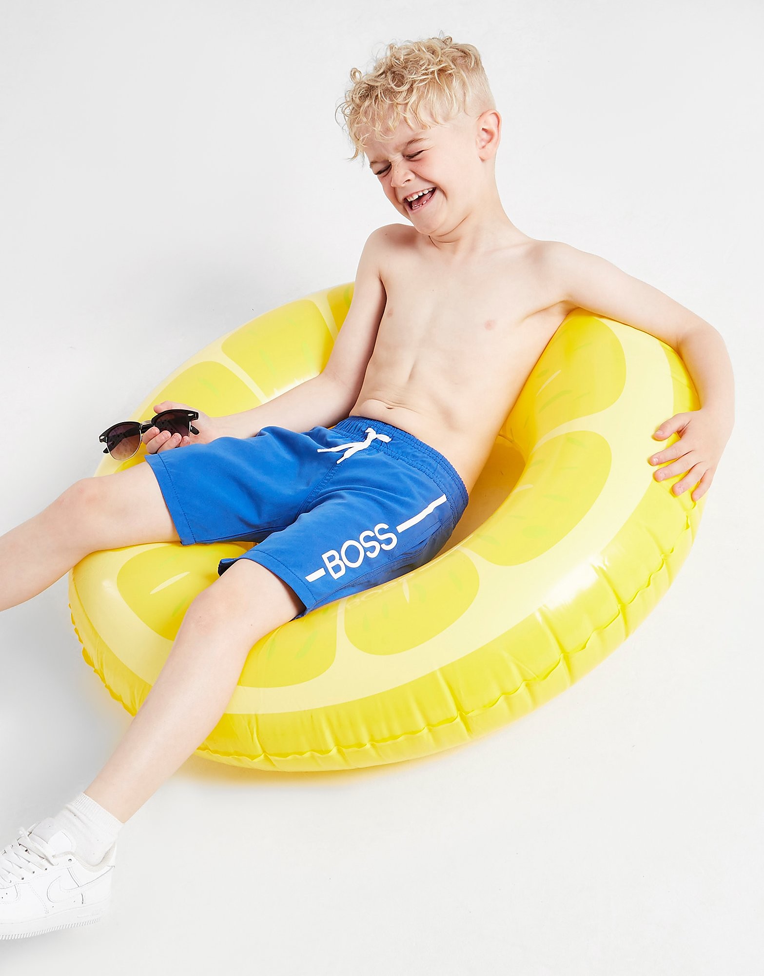 

BOSS Essential Swim Shorts Children - Blue - Kids, Blue