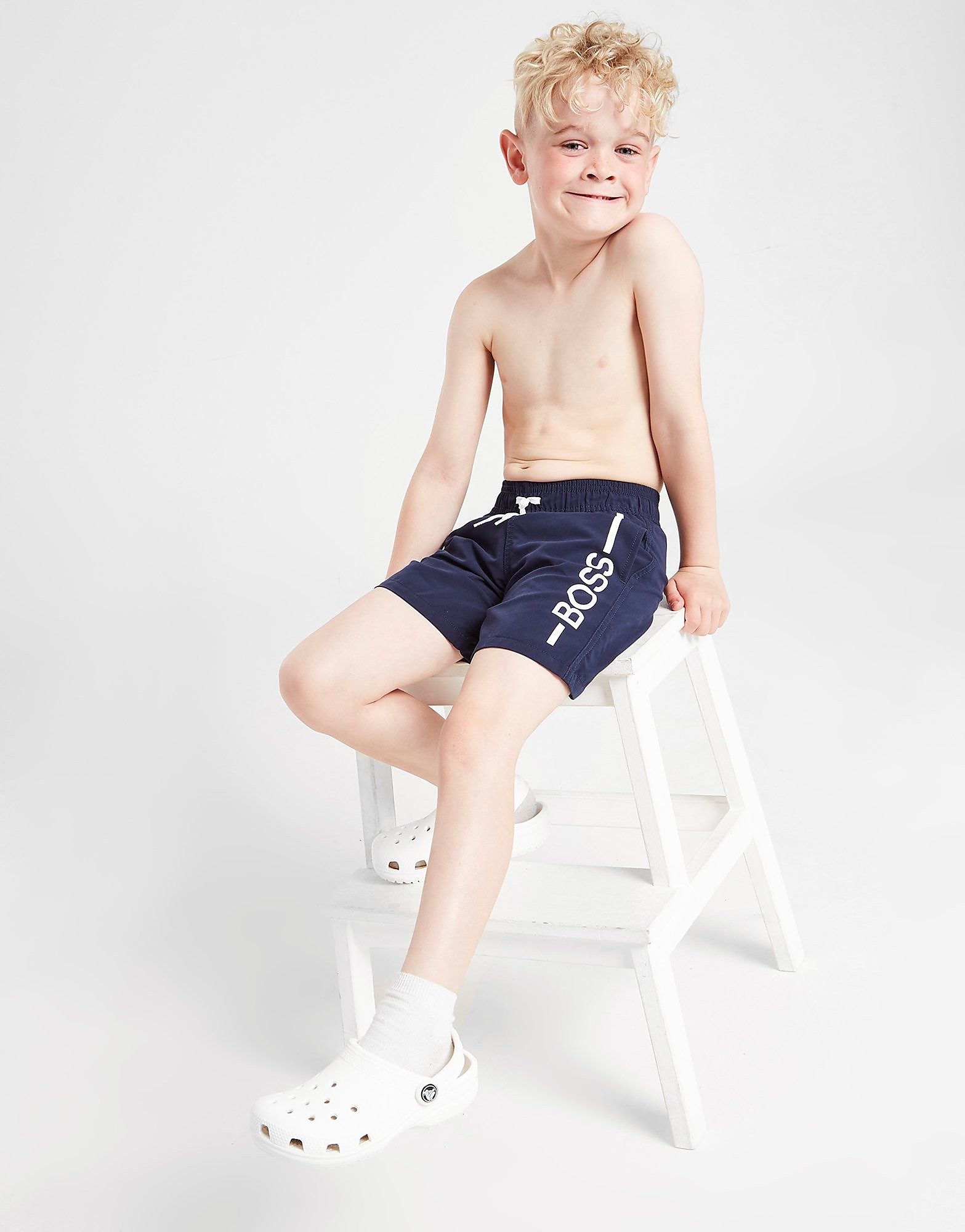 

BOSS Essential Swim Shorts Children - Blue - Kids, Blue