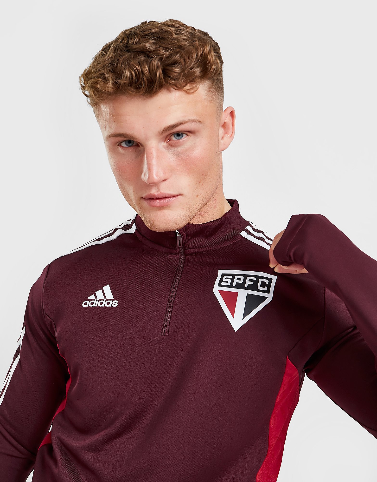 

adidas Sao Paulo FC Track Top - Team Maroon 2 - Mens, Team Maroon 2