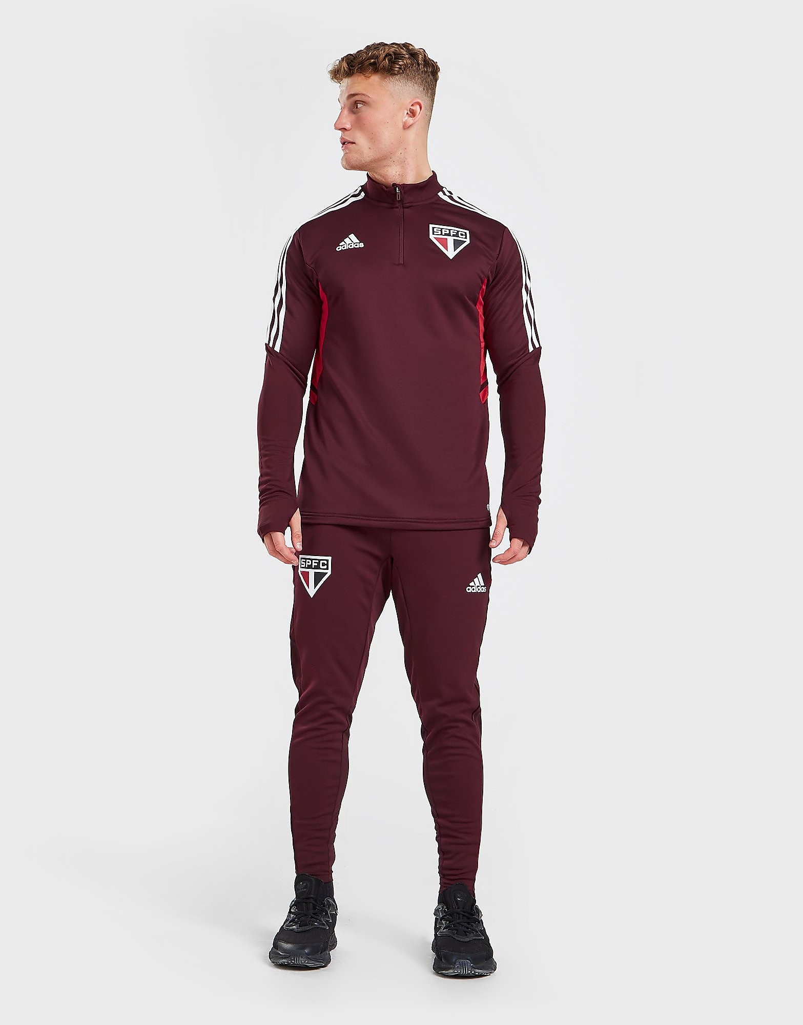 

adidas Sao Paulo FC Training Pants - Team Maroon 2 - Mens, Team Maroon 2