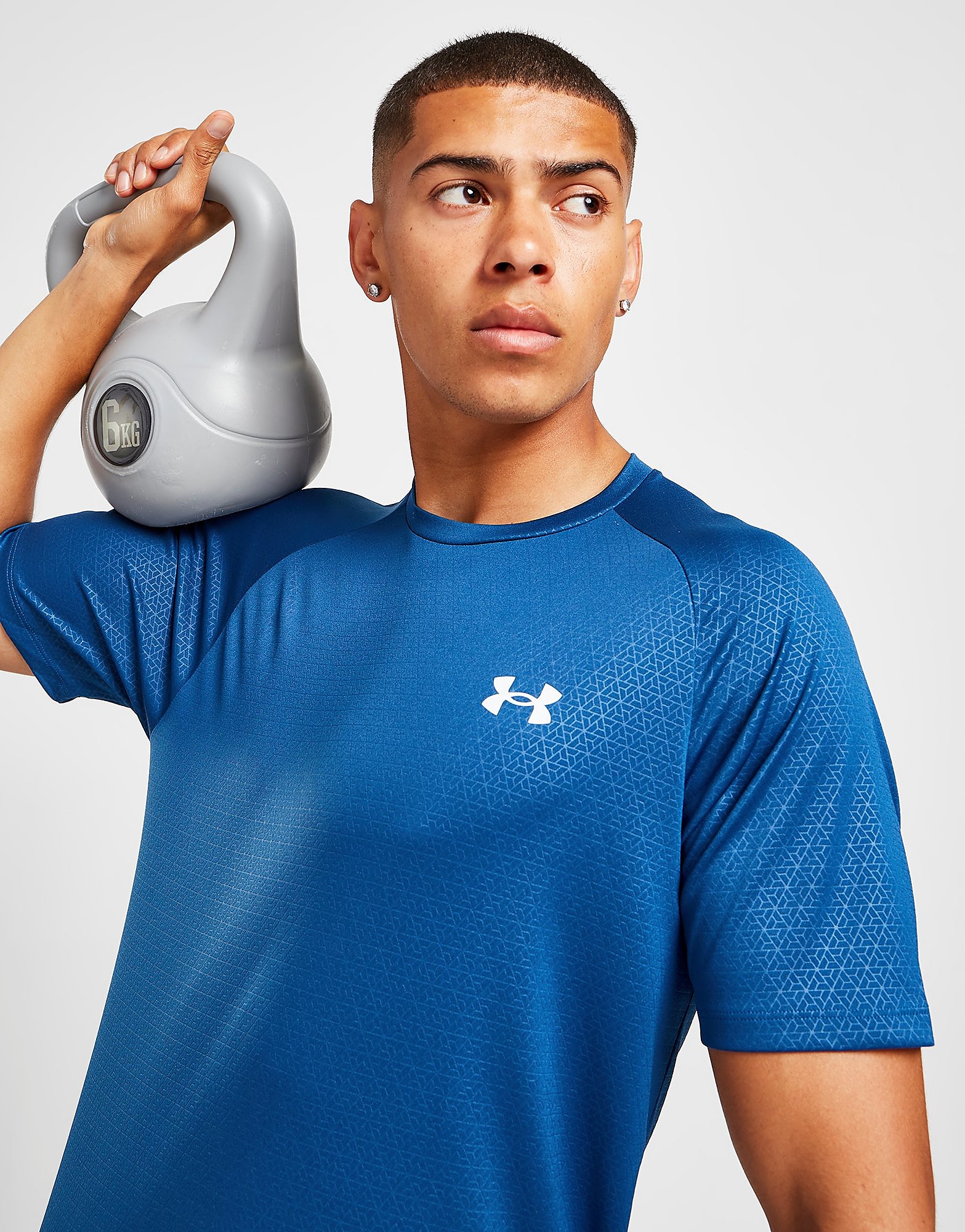 

Under Armour Tech Emboss T-Shirt - Only at JD - Blue, Blue
