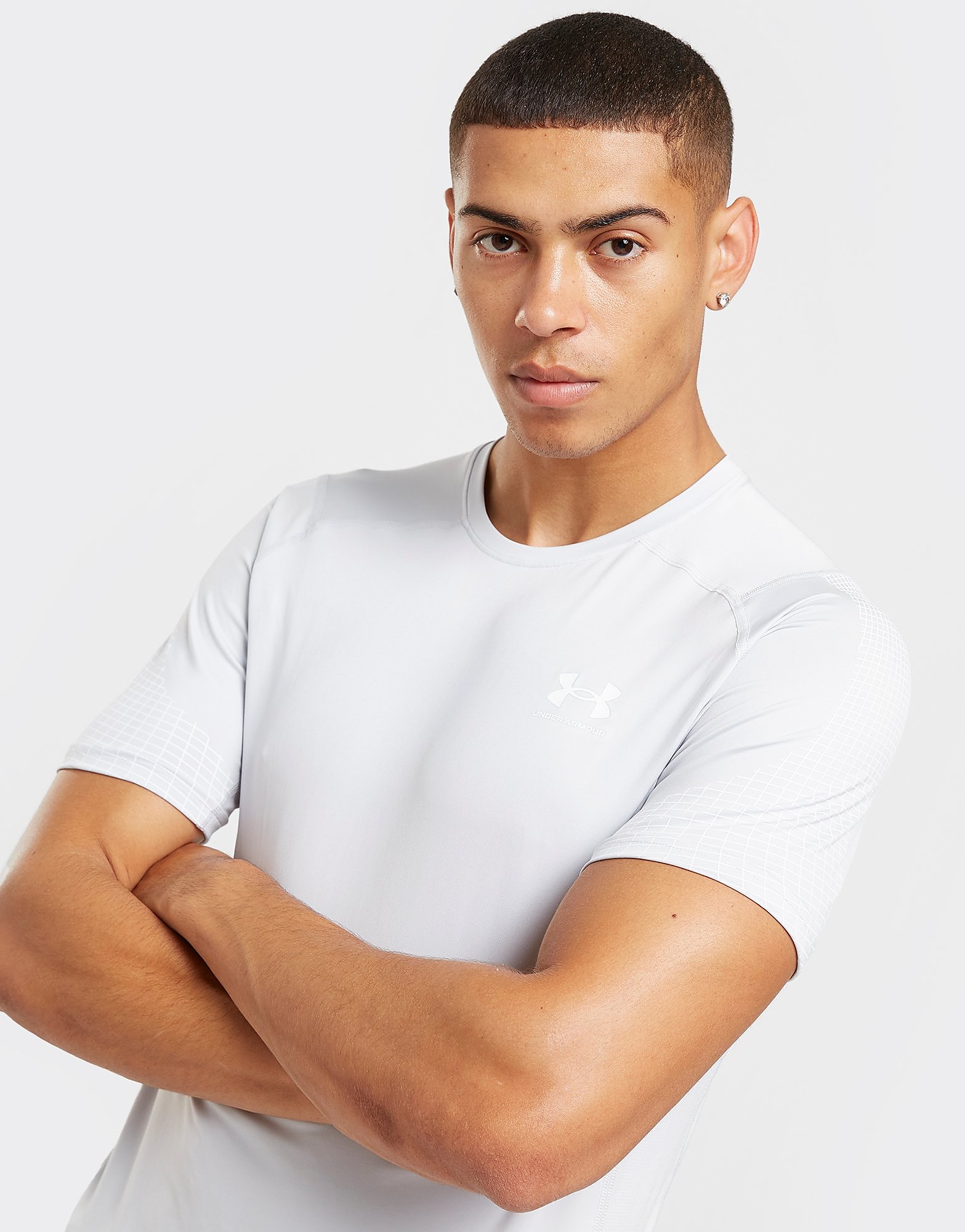 

Under Armour HeatGear Novelty T-Shirt - Grey - Mens, Grey