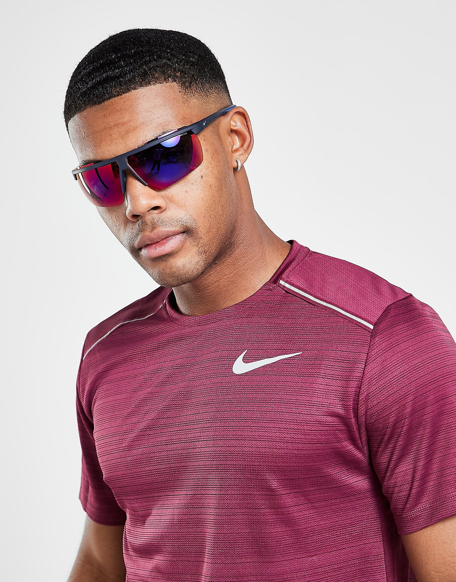 Nike Windshield Sunglasses - Black/Blue - Womens, Black/Blue