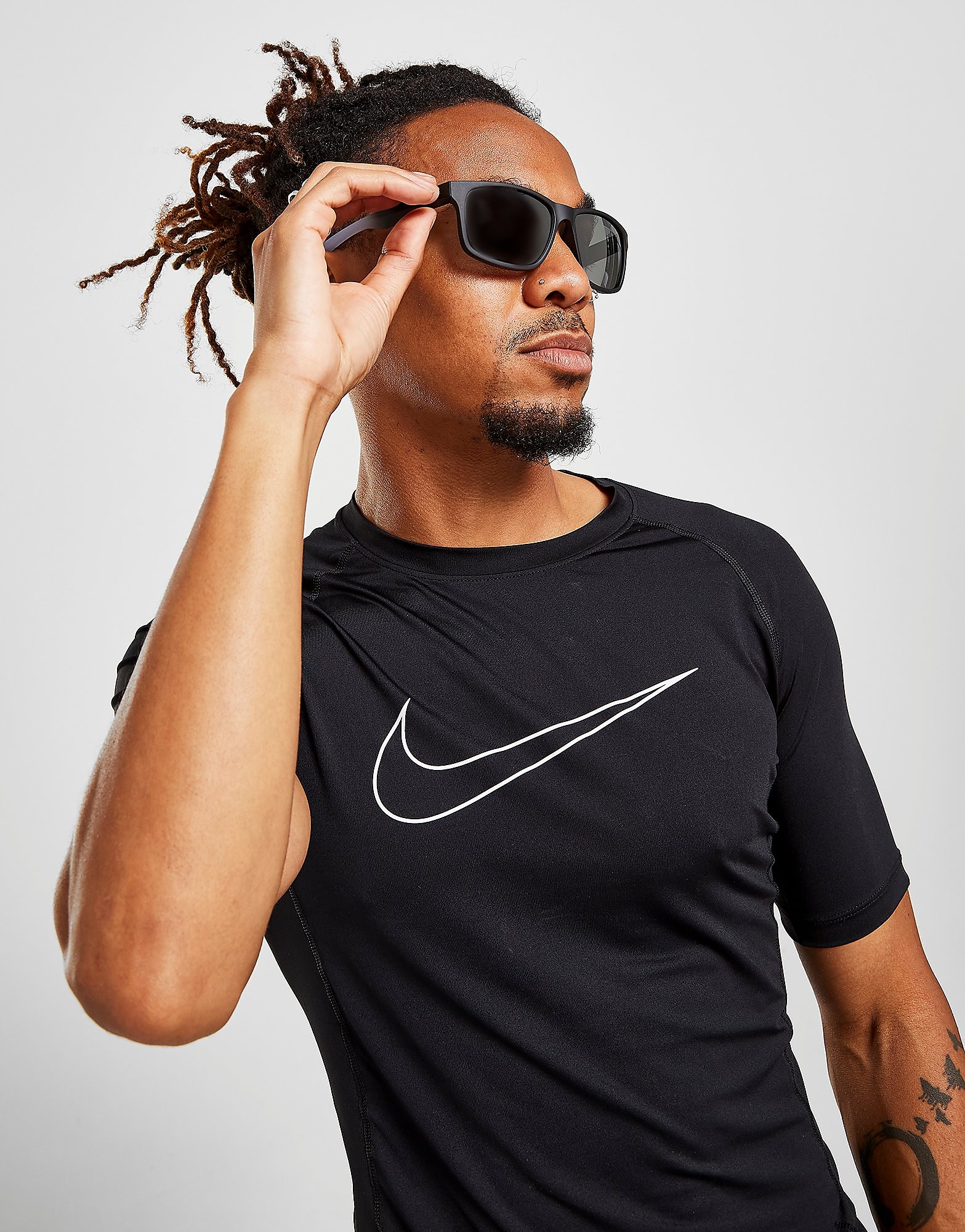 Nike Essential Chaser Sunglasses - Black - Womens, Black