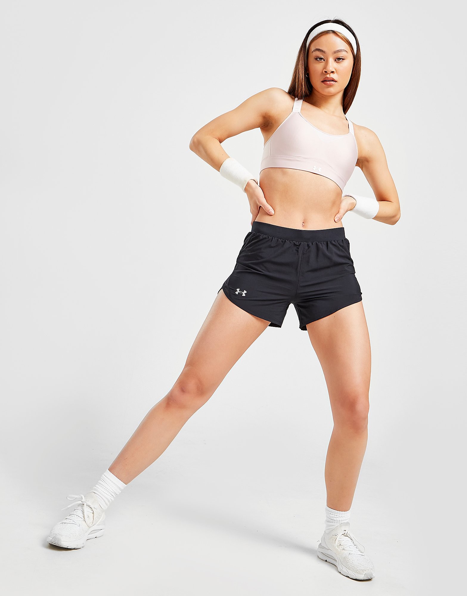 Under Armour Fly-By Shorts - Black - Womens, Black