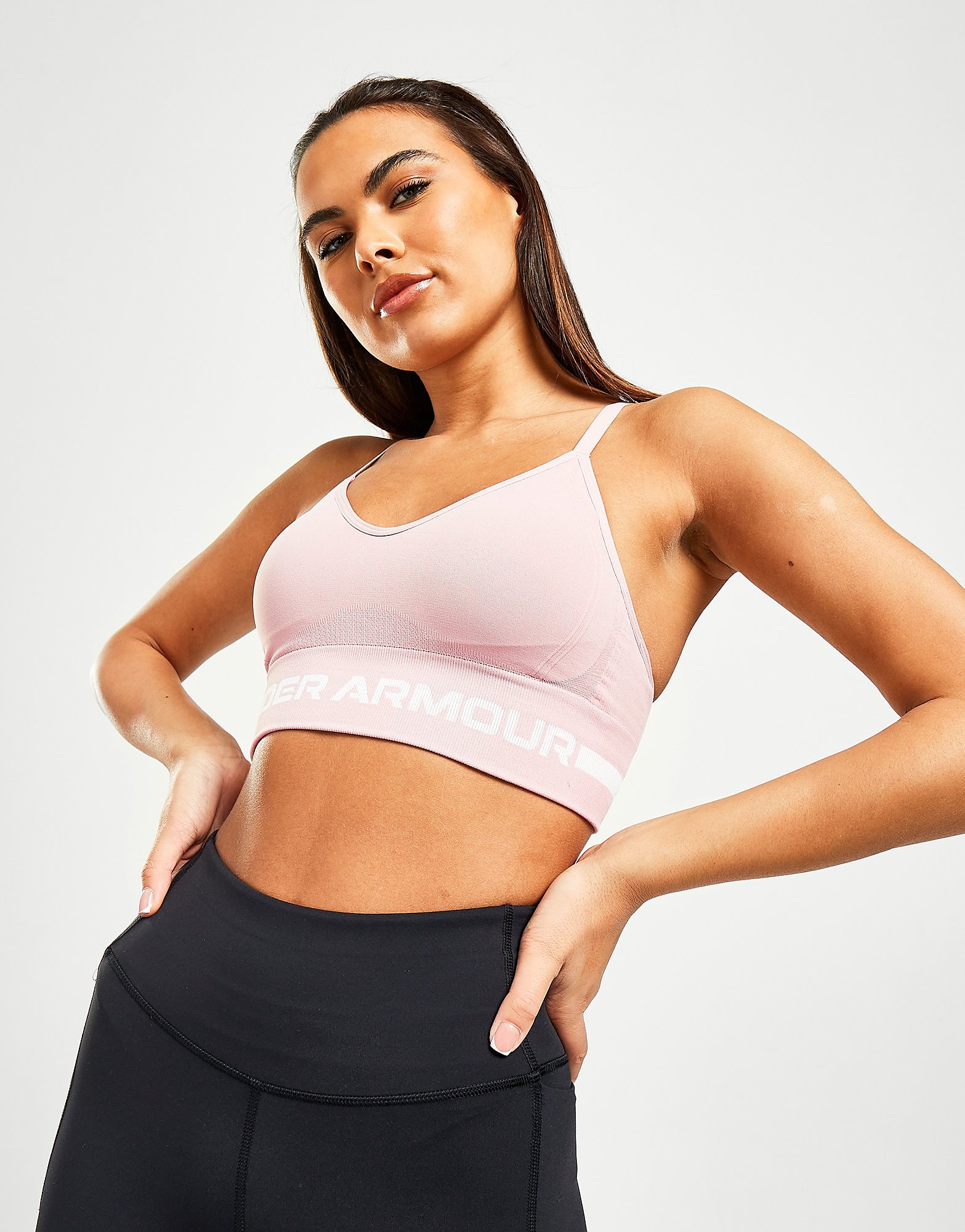 

Under Armour Seamless Sports Bra - Dash Pink - Womens, Dash Pink