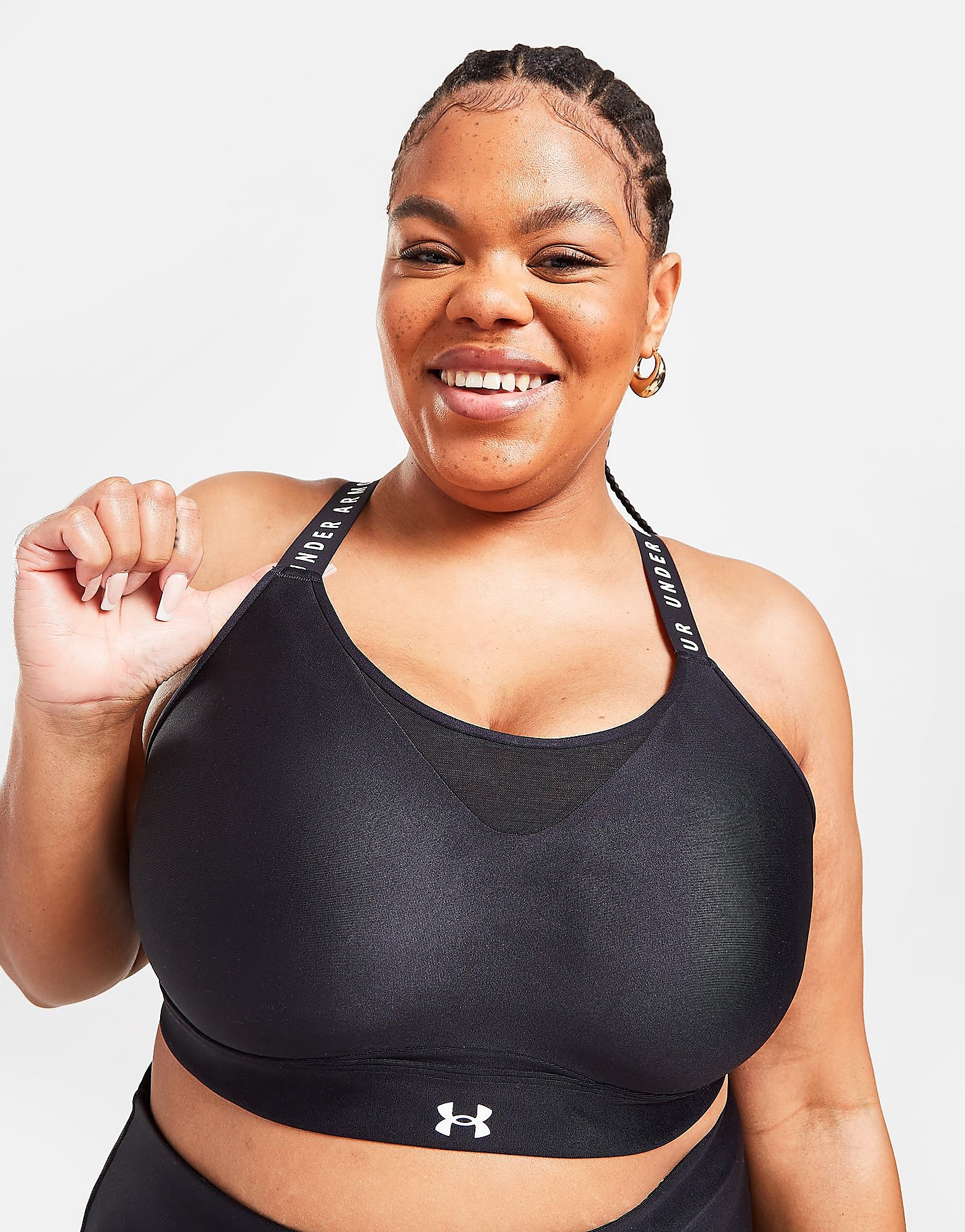 

Under Armour Plus Size Infinity Sports Bra - Black - Womens, Black