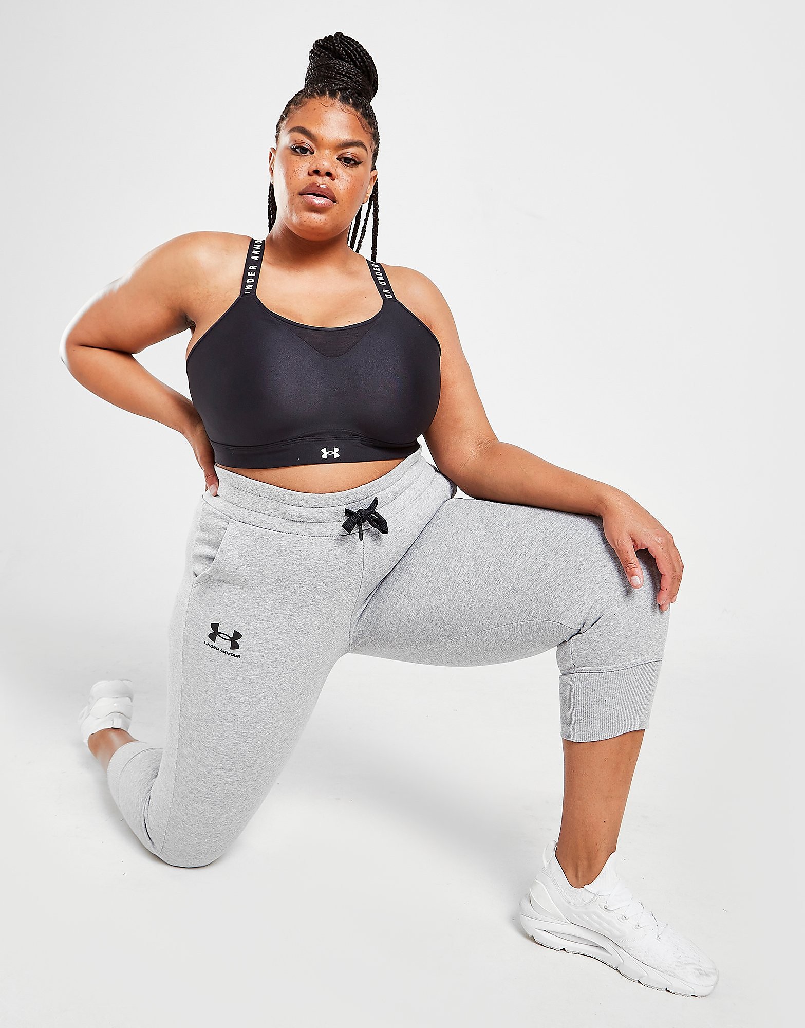 

Under Armour Plus Size Rival Joggers - Grey - Womens, Grey