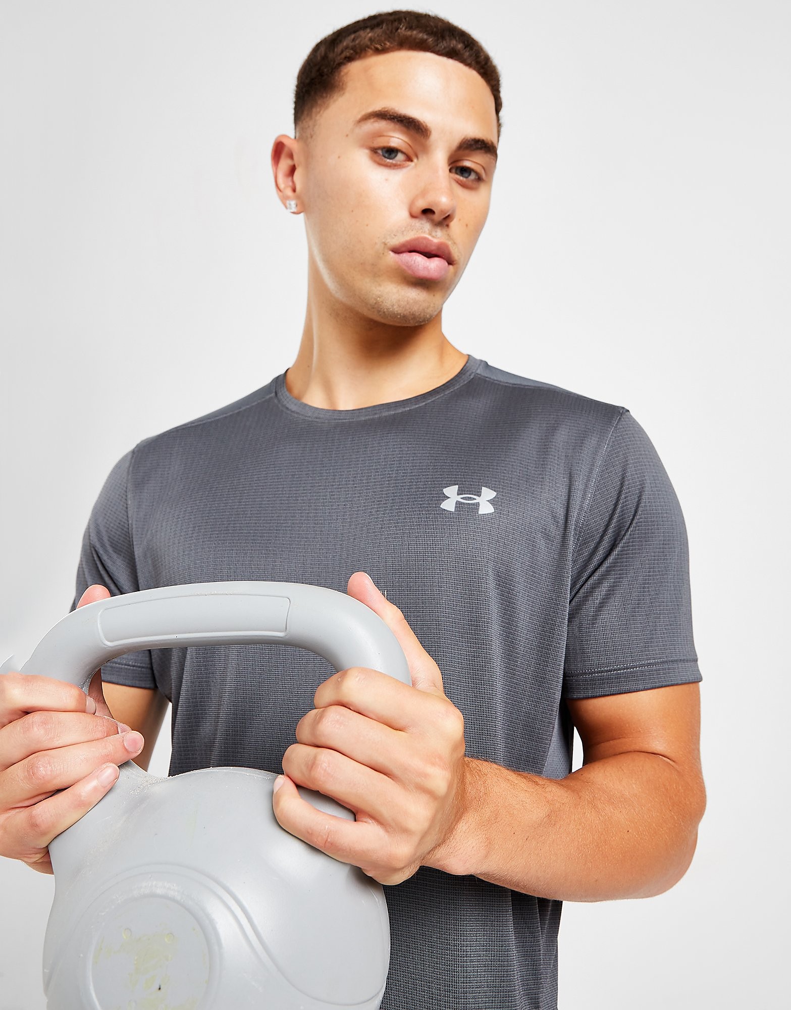 

Under Armour Speed Stride T-Shirt - Grey - Mens, Grey