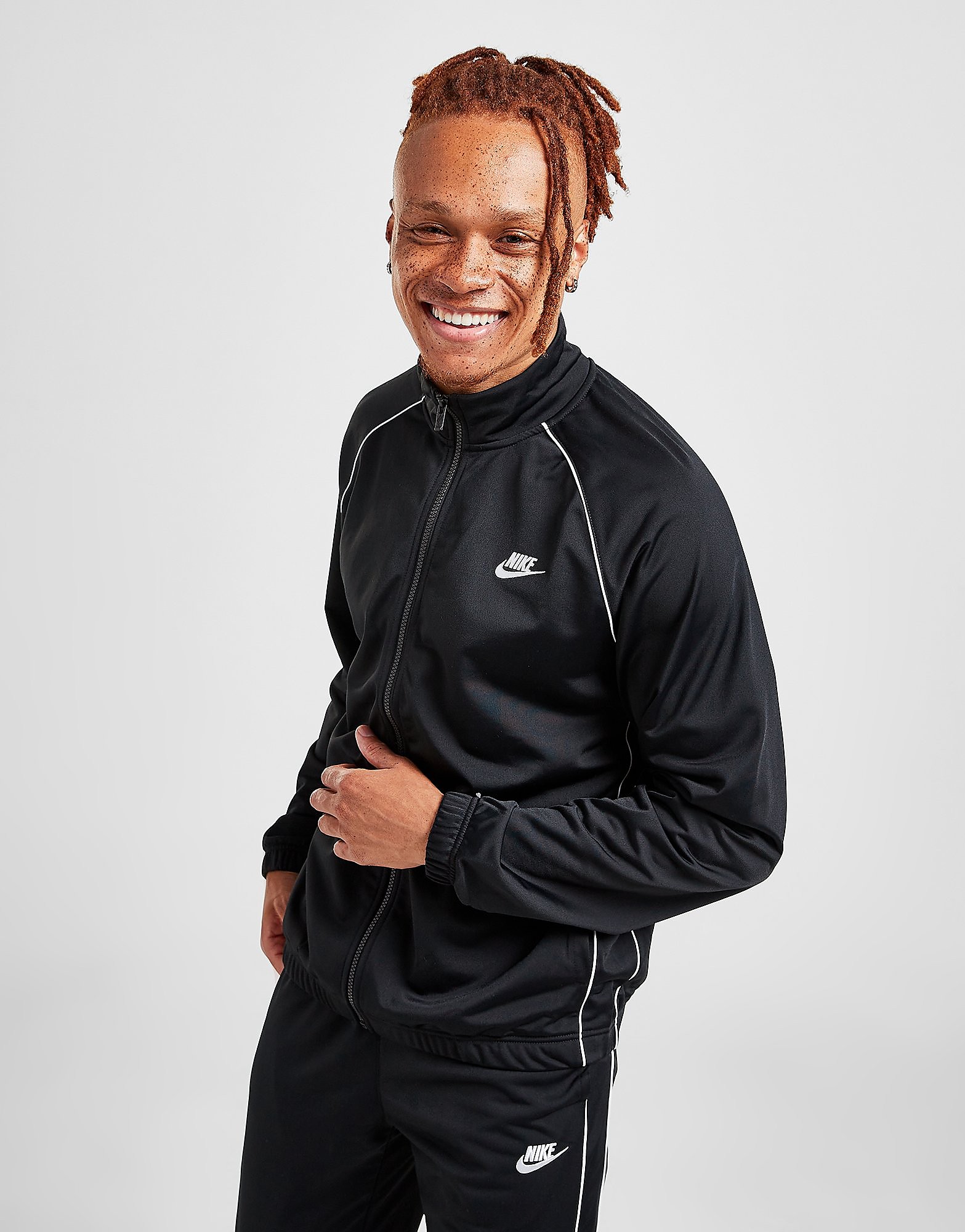 

Nike Griffin Poly Track Top - Only at JD - Black - Mens, Black