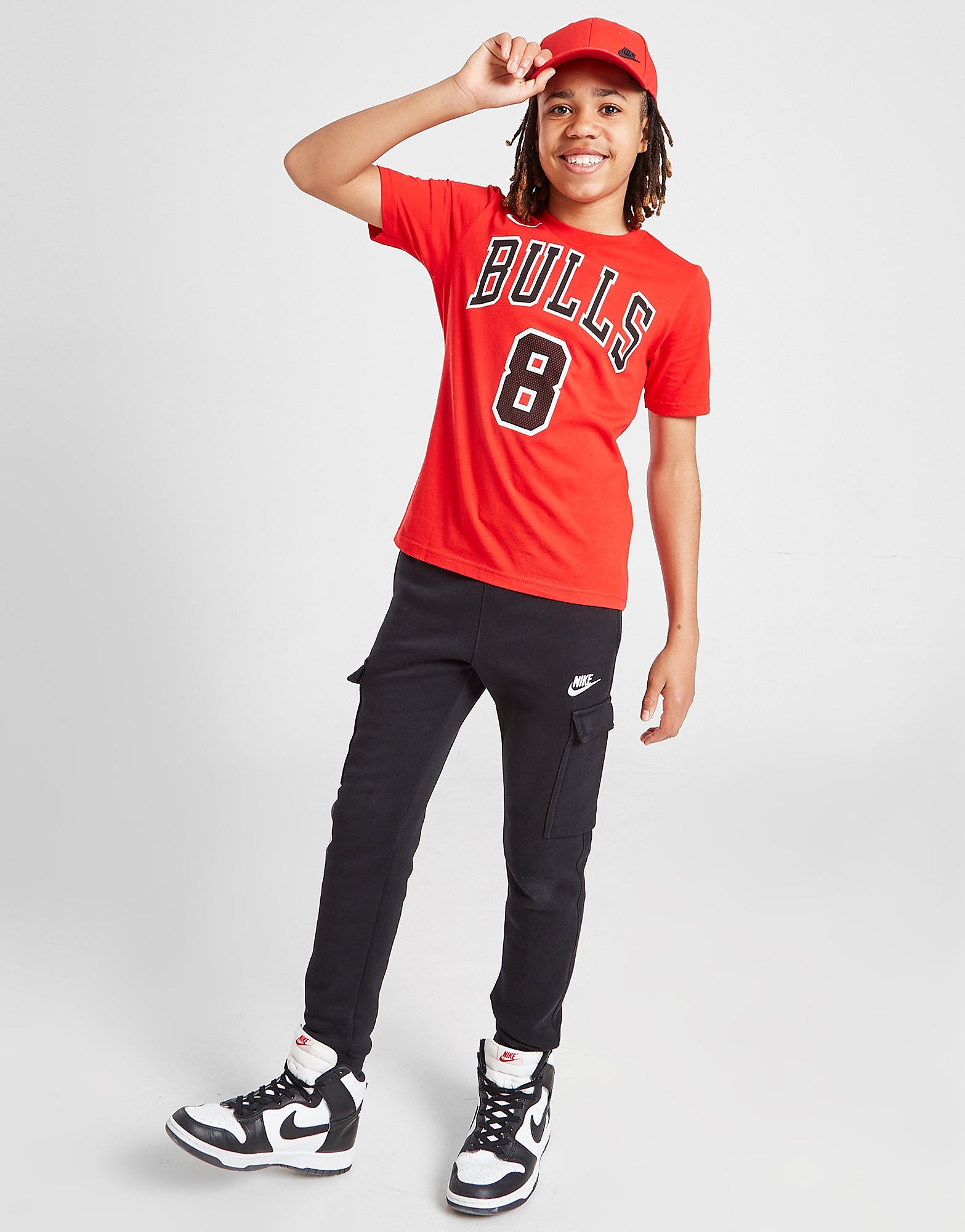 

Nike NBA Chicago Bulls Lavine #8 T-Shirt Junior - Red - Kids, Red