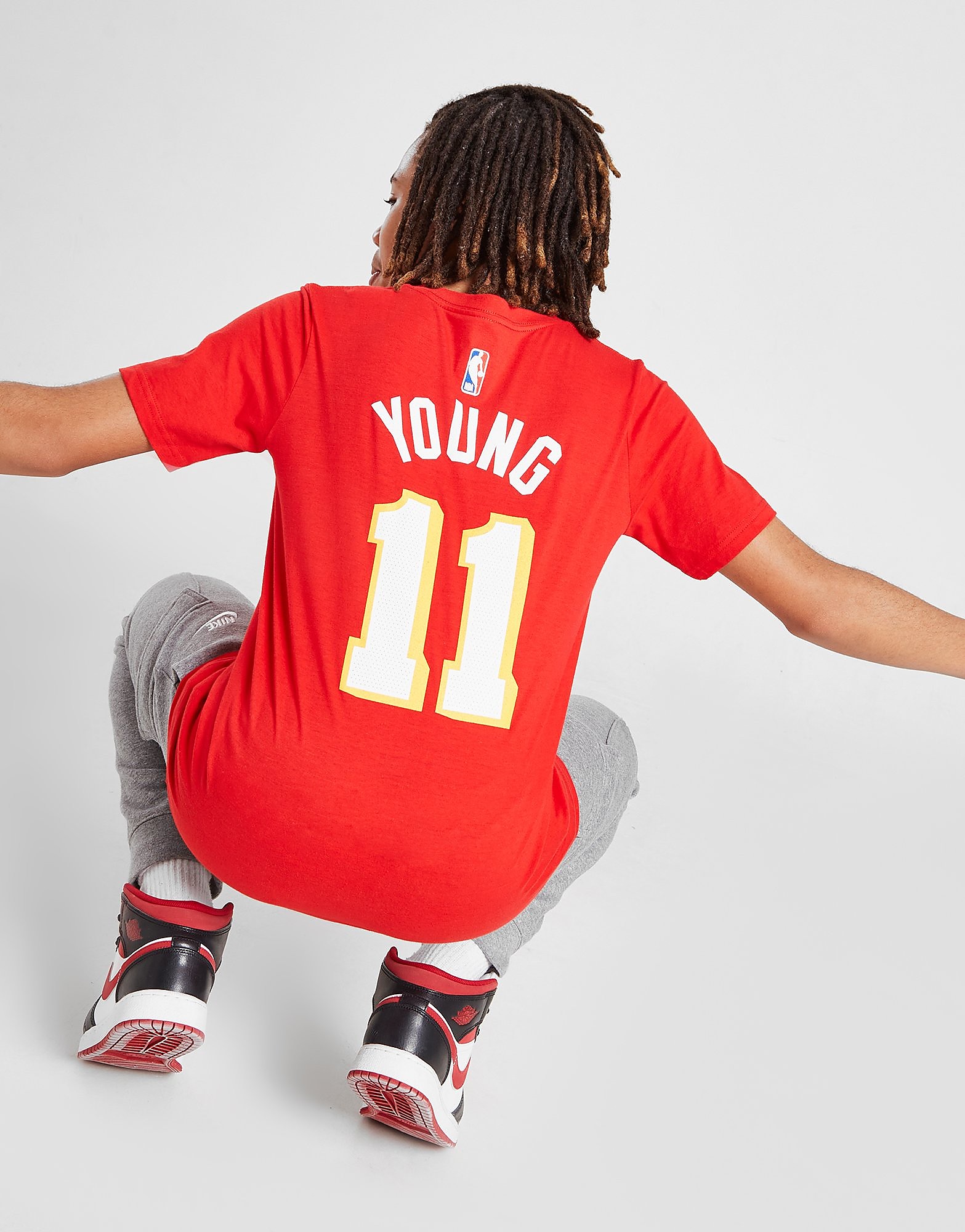Nike NBA Atlanta Hawks Young #11 T-Shirt Junior - Red - Kids, Red