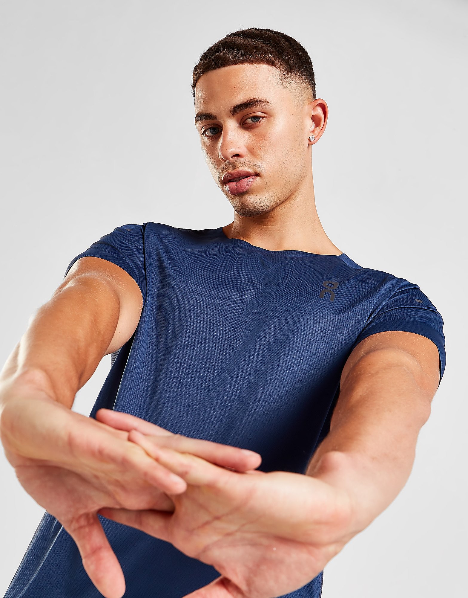 

On Running Performance T-Shirt - Blue - Mens, Blue
