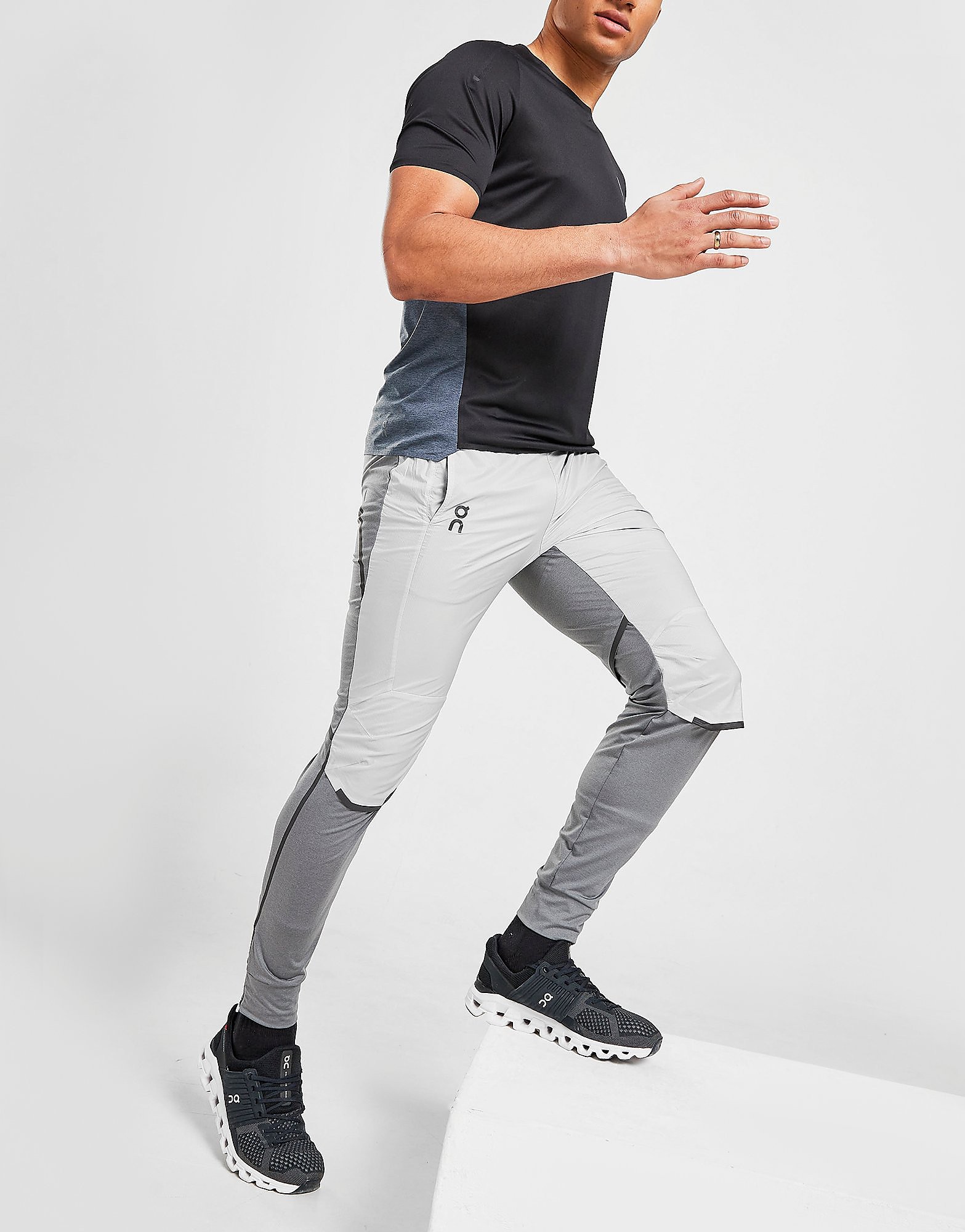 

On Running Bicolour Running Pants - Grey - Mens, Grey