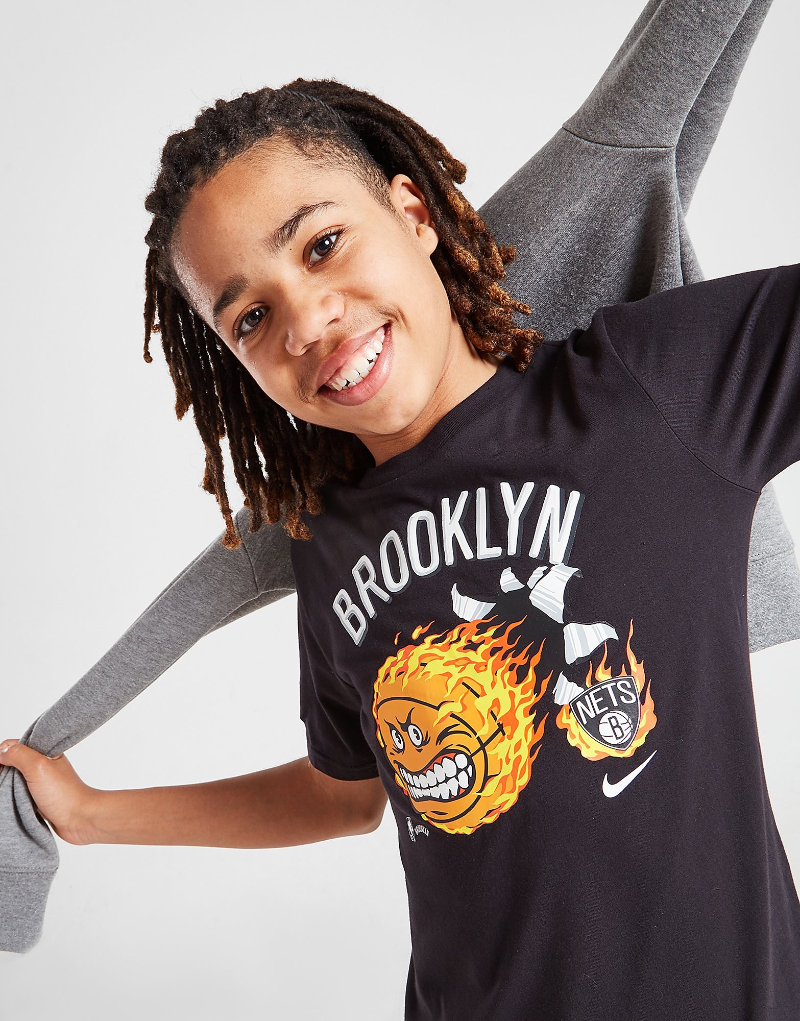 

Nike NBA Brooklyn Nets T-Shirt Junior - Black - Kids, Black