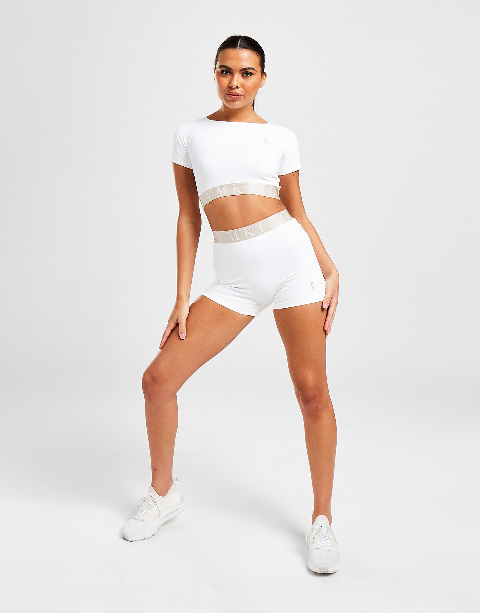 

Gym King Impact Short Sleeve T-Shirt - White - Womens, White