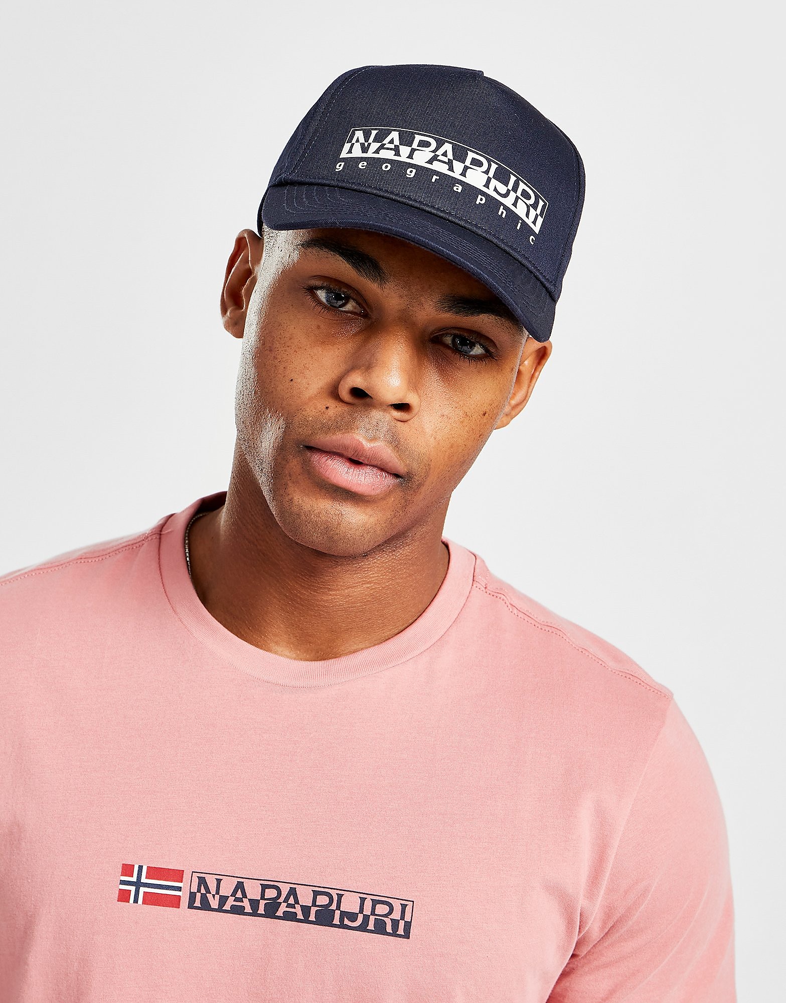 Napapijri Box Logo Cap - Blue - Womens, Blue
