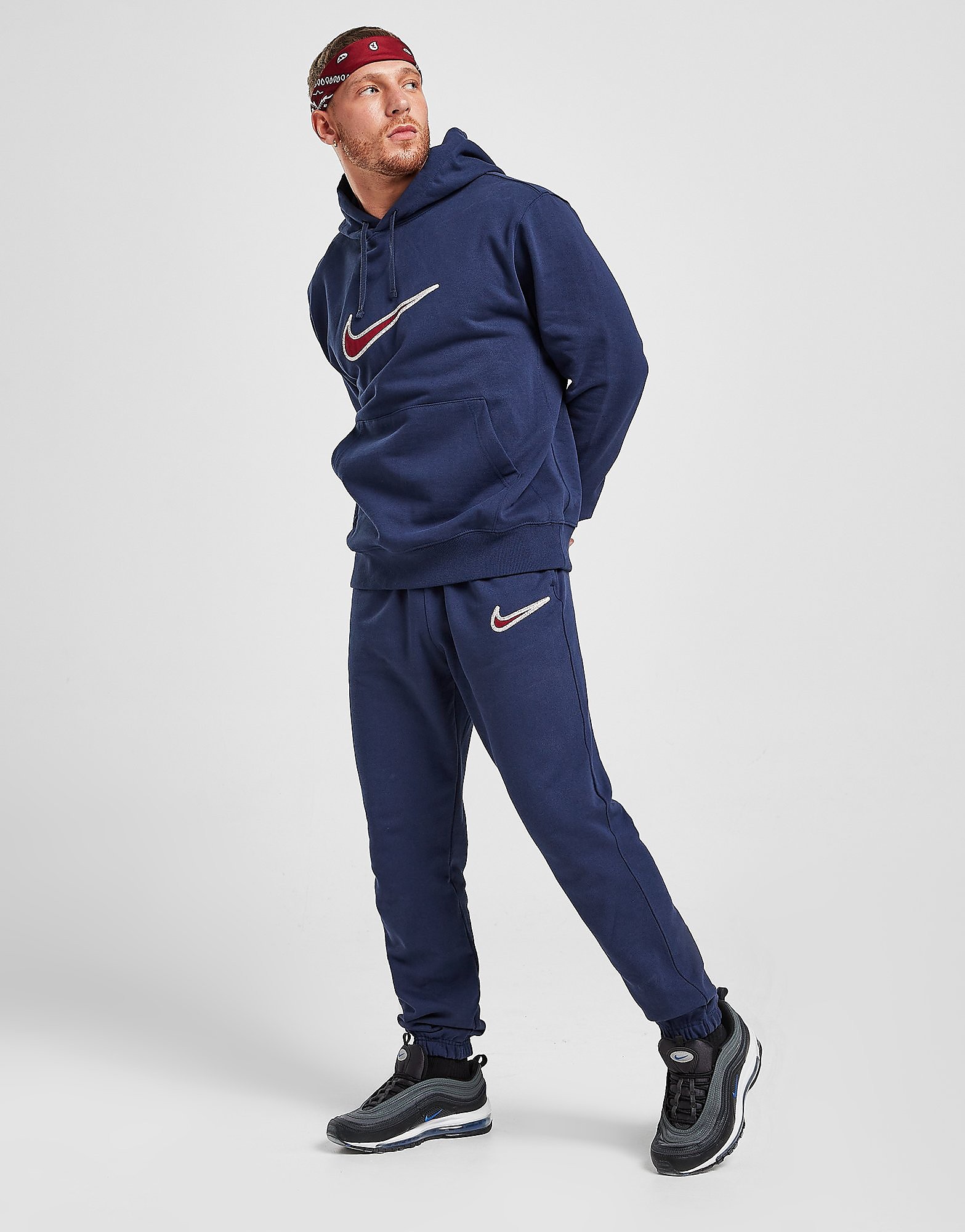 Nike Sportswear Swoosh Joggers - Navy - Mens, Navy