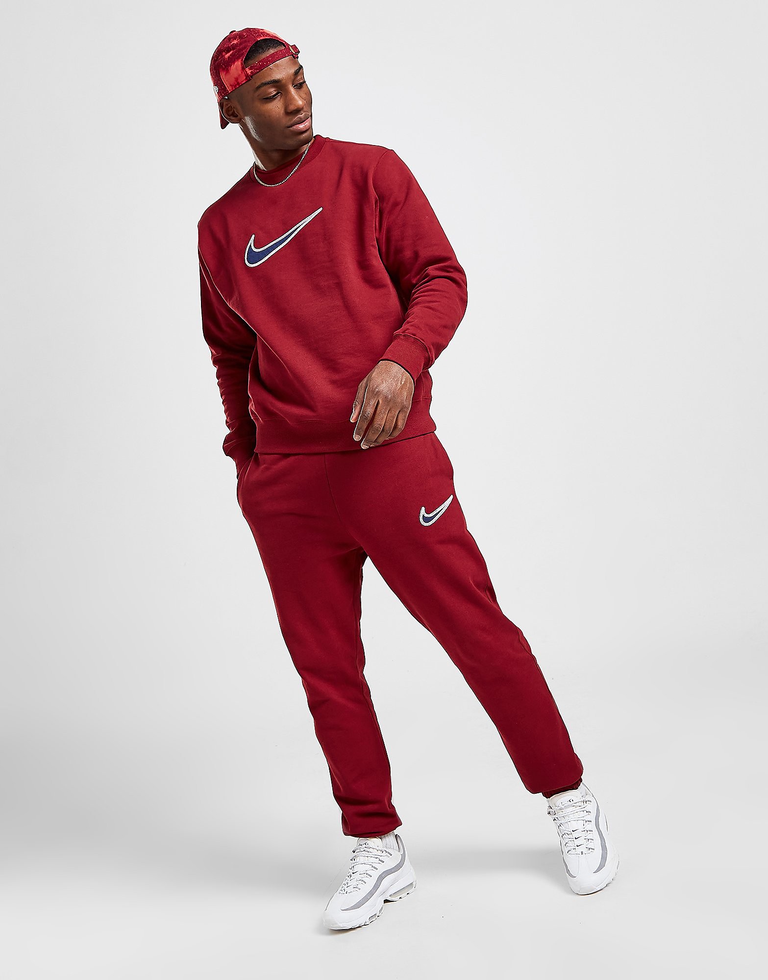 

Nike Sportswear Swoosh Joggers - Red - Mens, Red