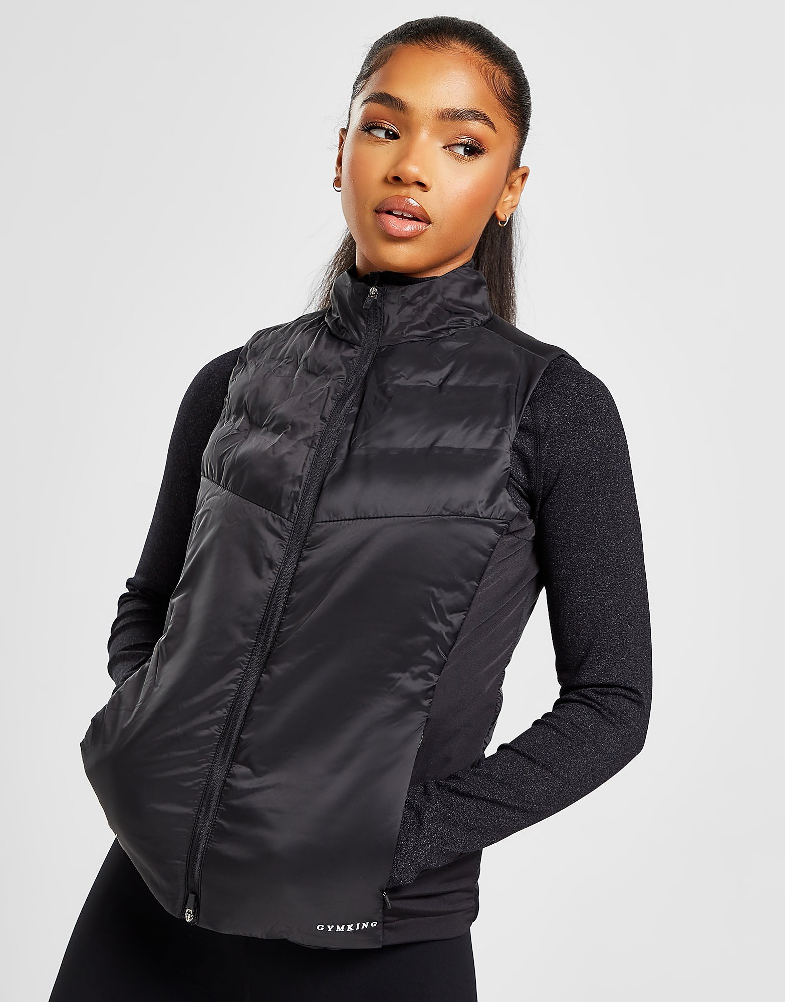 

Gym King Performance Gilet - Black - Womens, Black