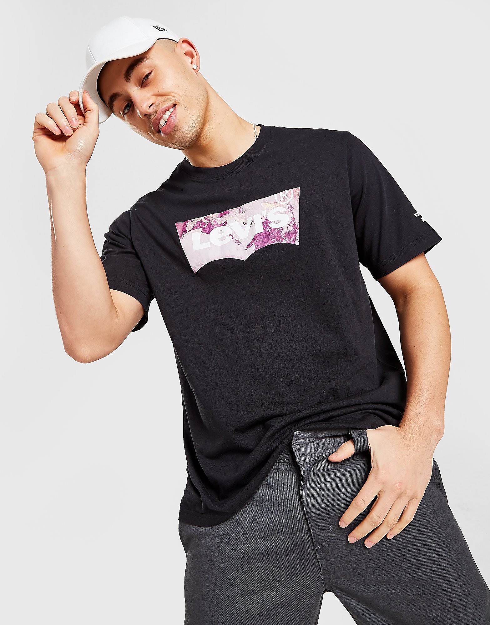

Levis Batwing T-Shirt - Only at JD - Black - Mens, Black