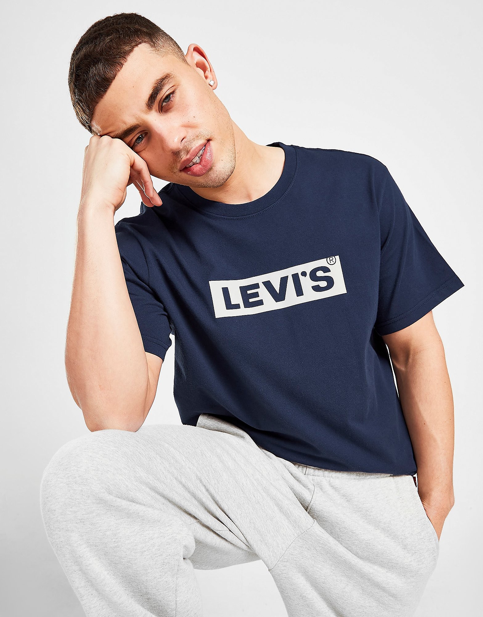 

LEVI'S Boxtab T-Shirt - Navy, Navy