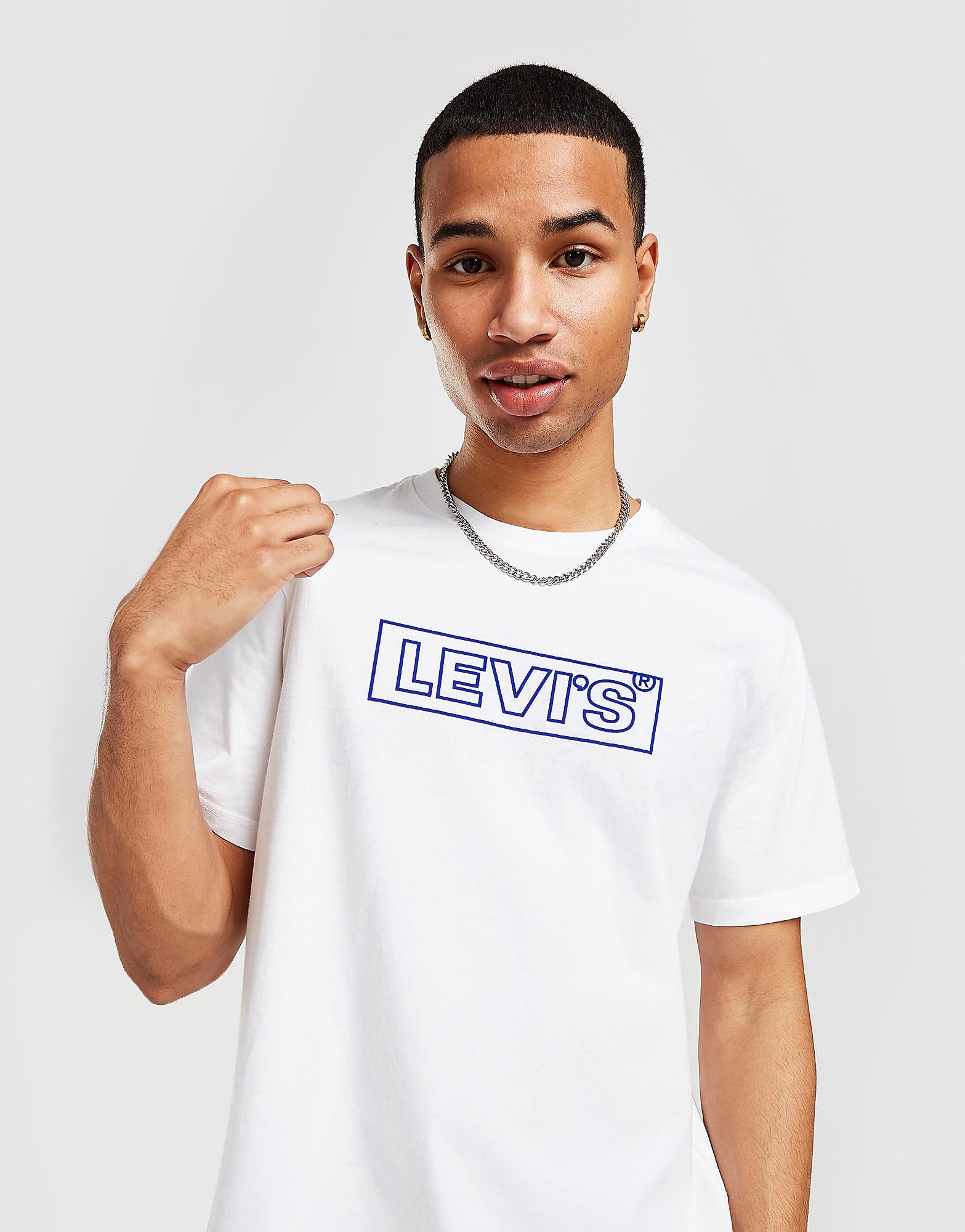 Levis Outline T-Shirt - White, White