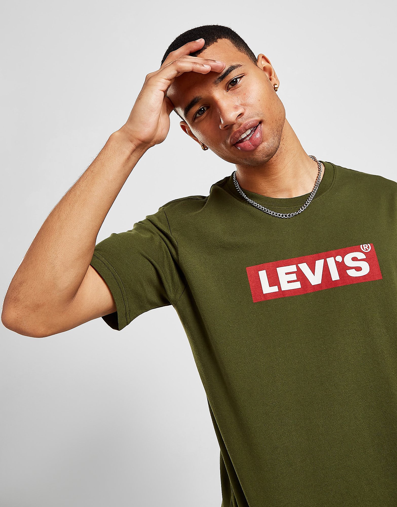 Levis Boxtab T-Shirt - Green, Green