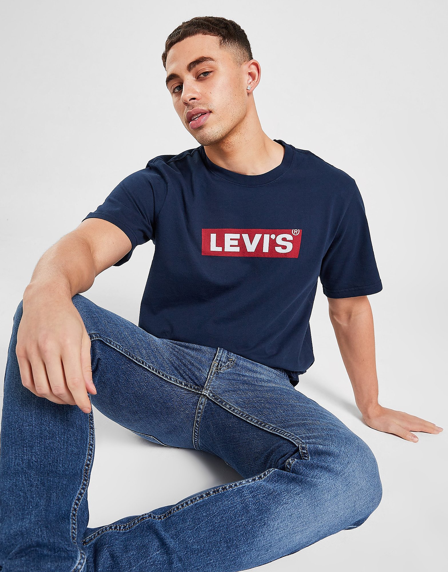 Levis Boxtab T-Shirt, Blå
