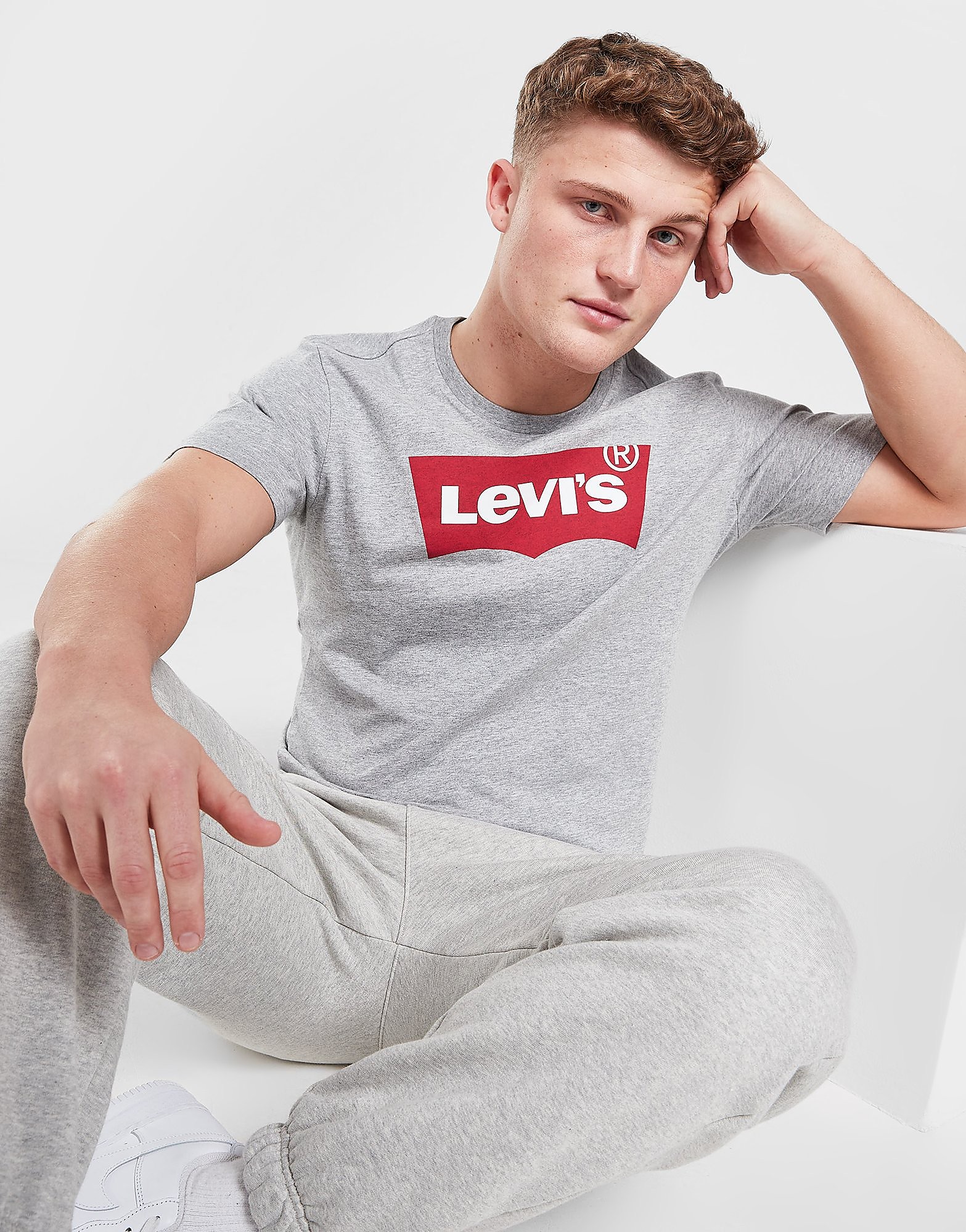 

Levis Batwing T-Shirt - Grey - Mens, Grey