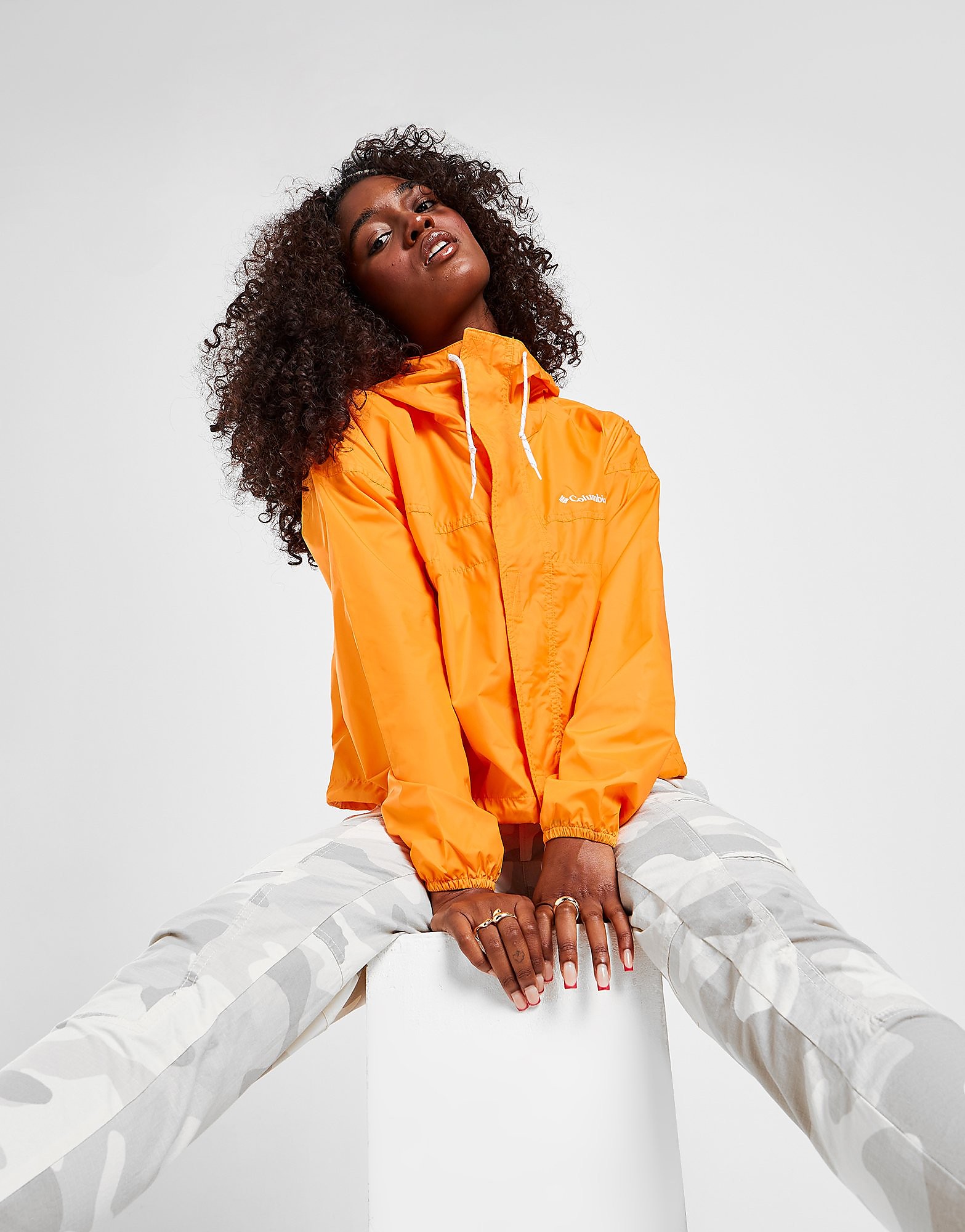 

Columbia Challenger Crop Jacket - Orange - Womens, Orange