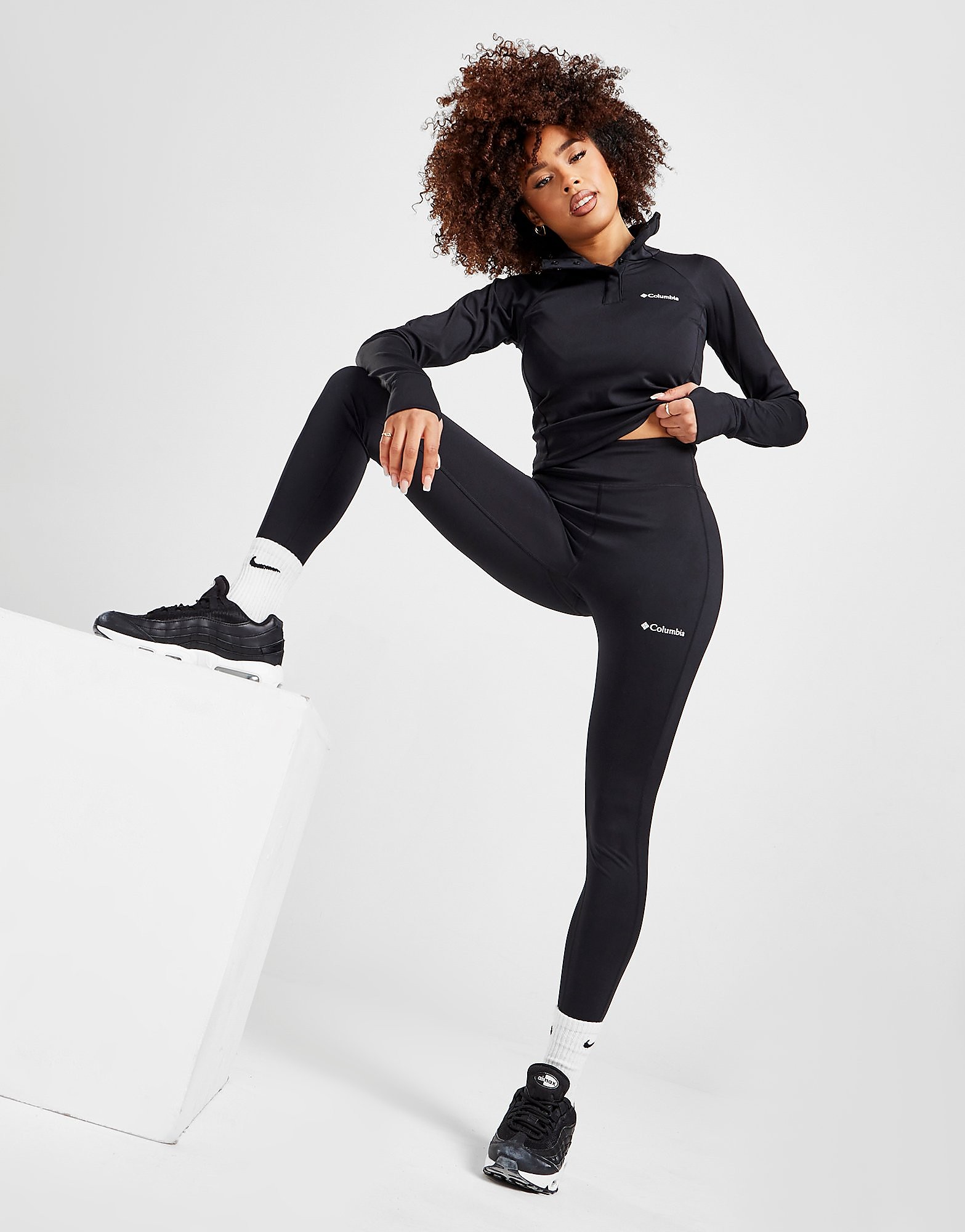 

Columbia Logo Tights - Black - Womens, Black