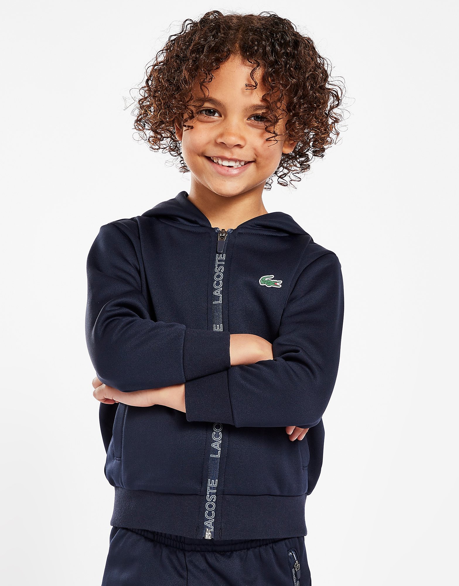 

Lacoste Poly Tape Full Zip Hoodie Children - Only at JD - Navy - Kids, Navy