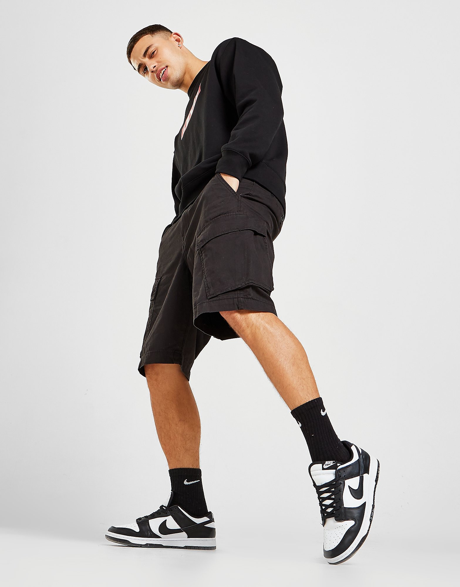 

LEVI'S Cargo Shorts - Black - Mens, Black