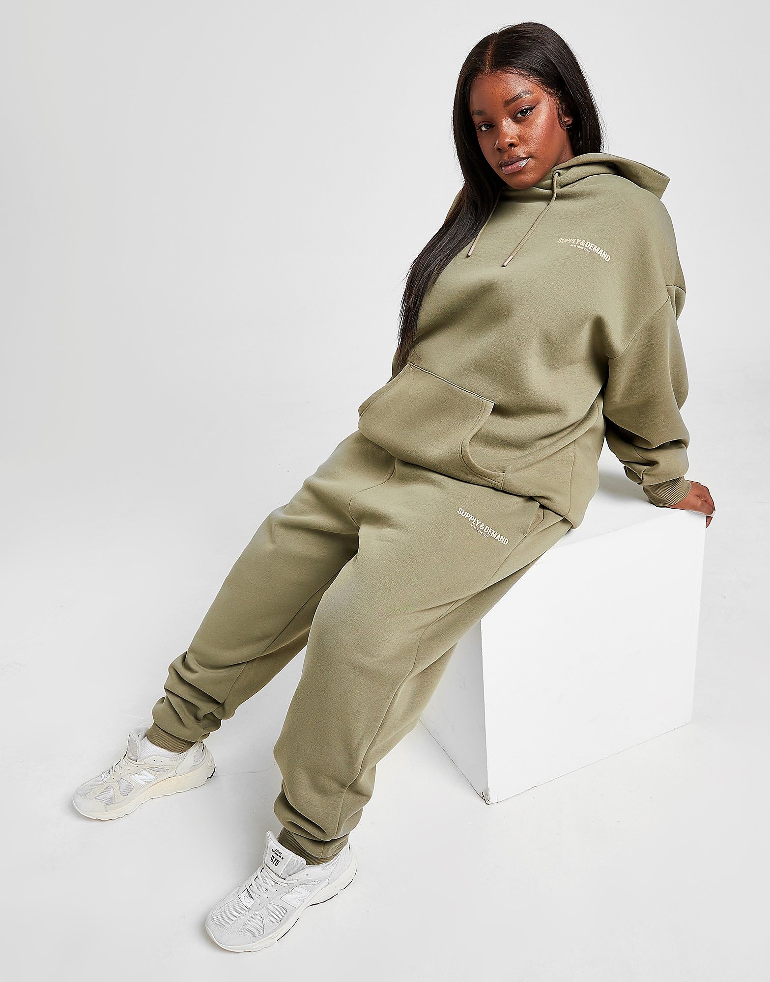 

Supply & Demand Plus Size Logo Joggers - Only at JD - Green - Womens, Green