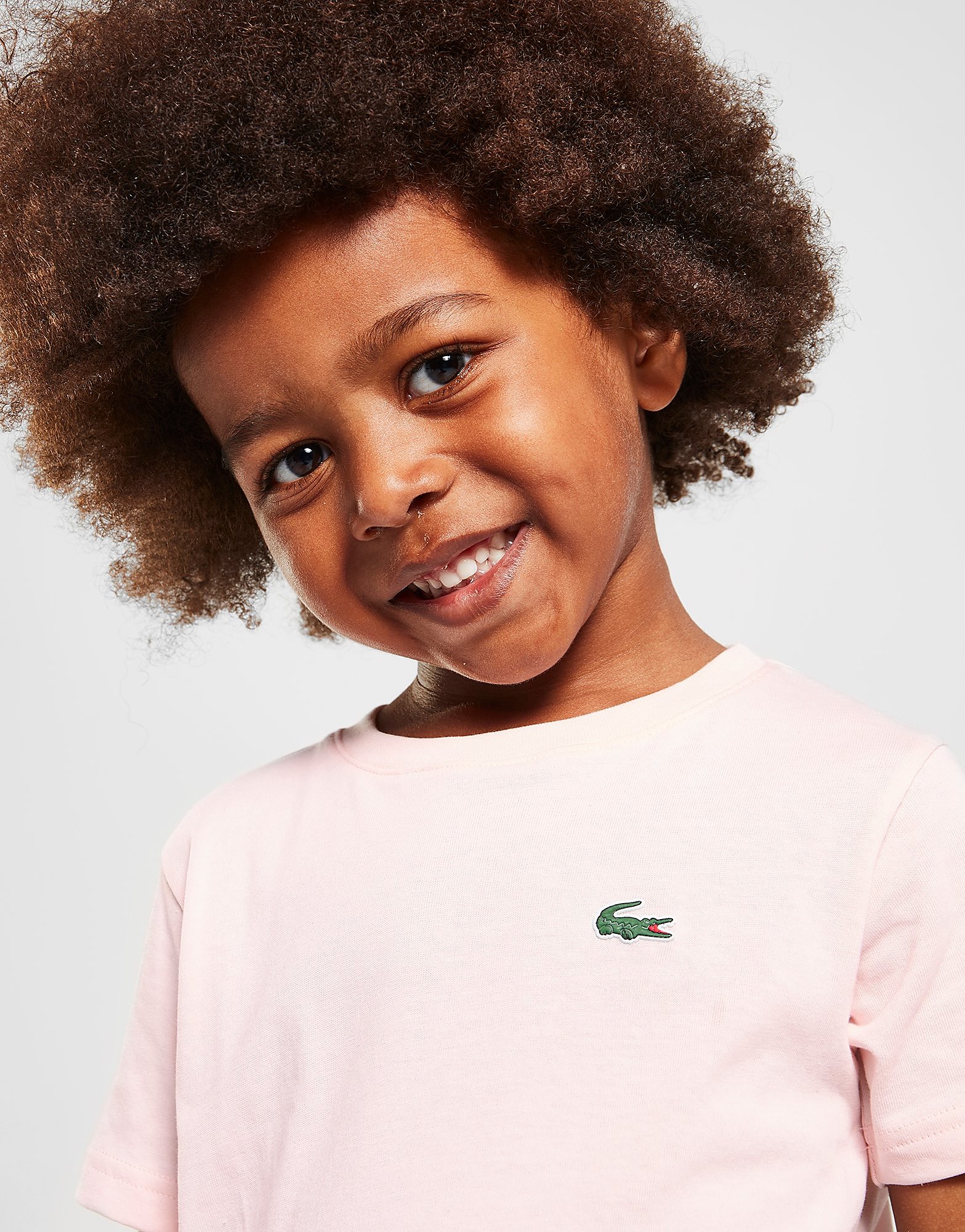 

Lacoste Small Croc T-Shirt Children - Only at JD - Pink - Kids, Pink