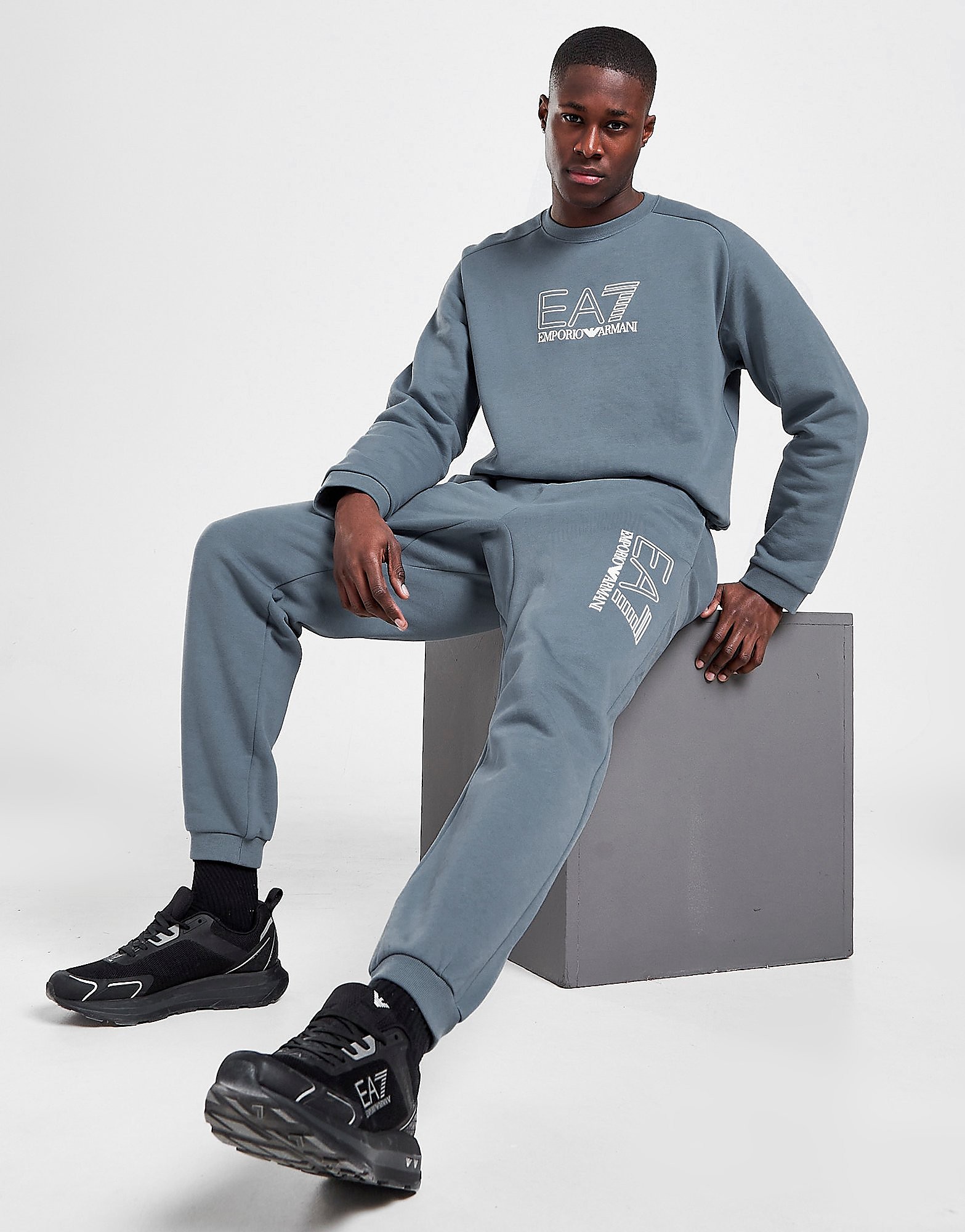 

Emporio Armani EA7 Visibility Logo Joggers - Only at JD - Blue - Mens, Blue