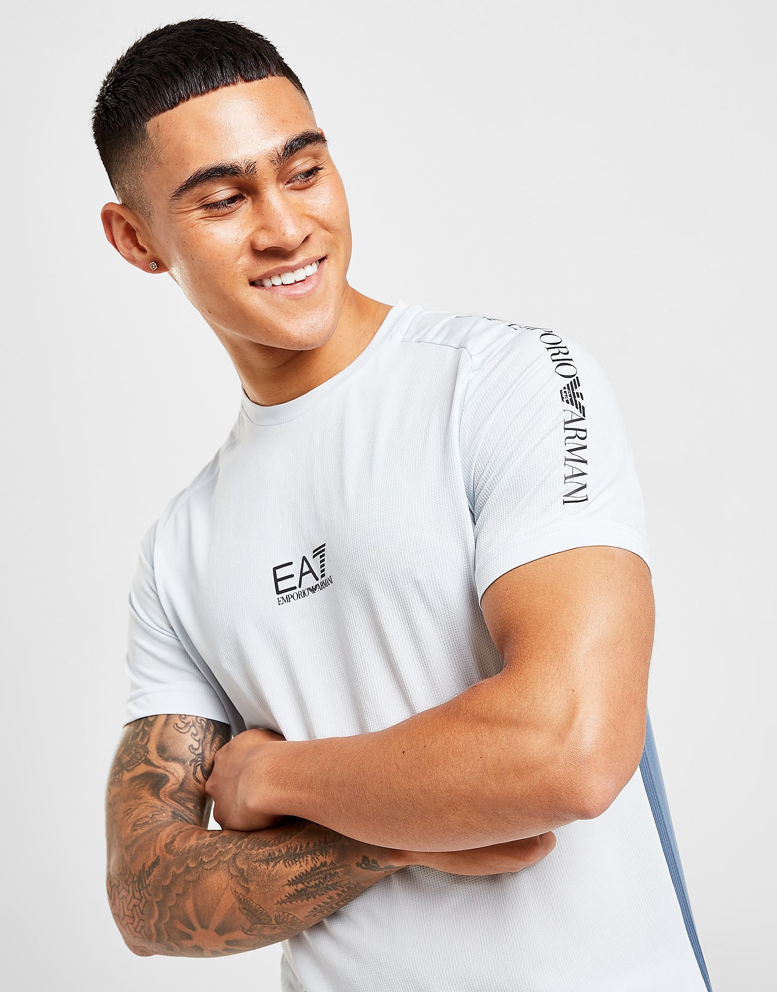 

Emporio Armani EA7 Ventus T-Shirt - Grey - Mens, Grey