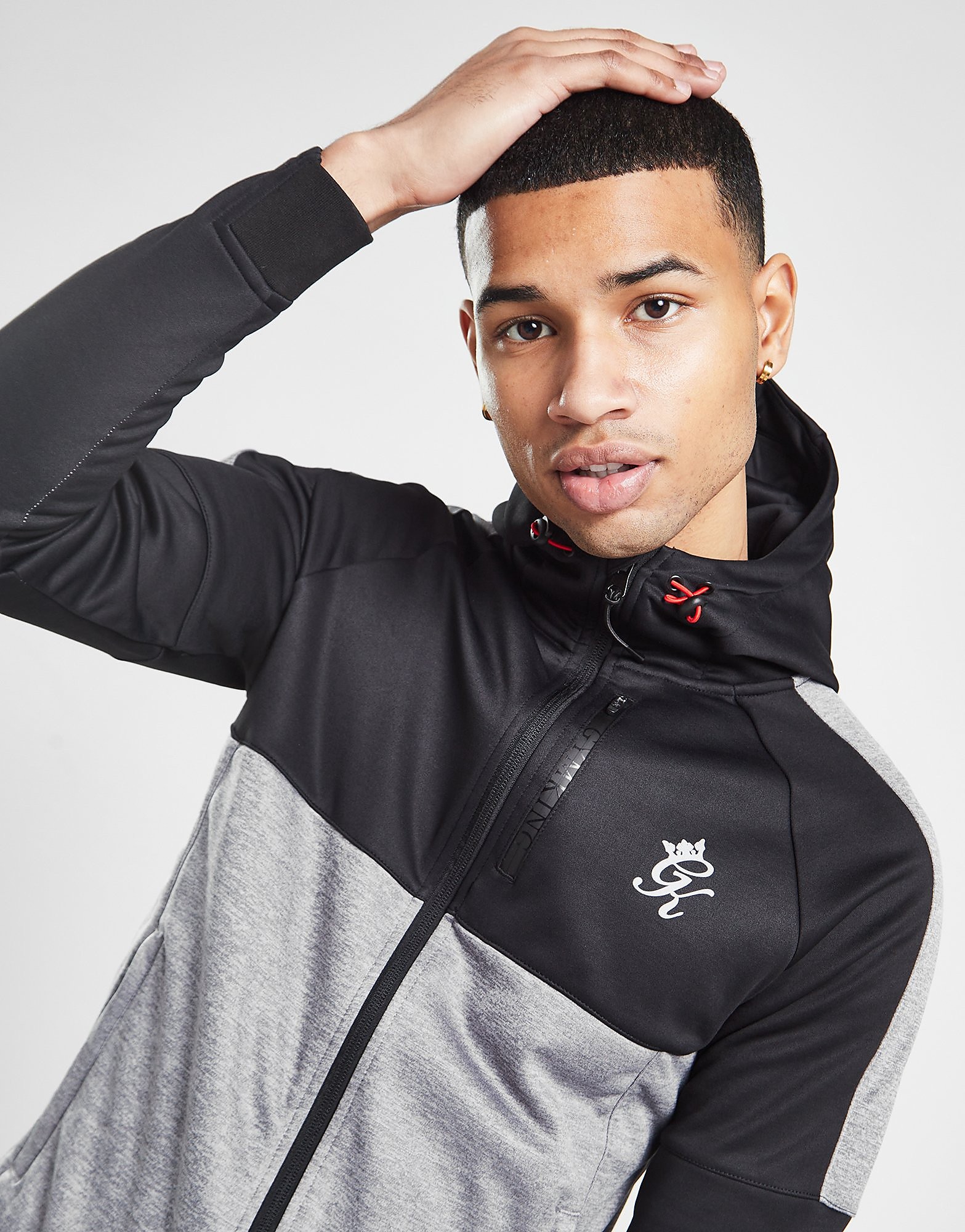

Gym King Endurance Full Zip Hoodie - Only at JD - Grey/Black - Mens, Grey/Black