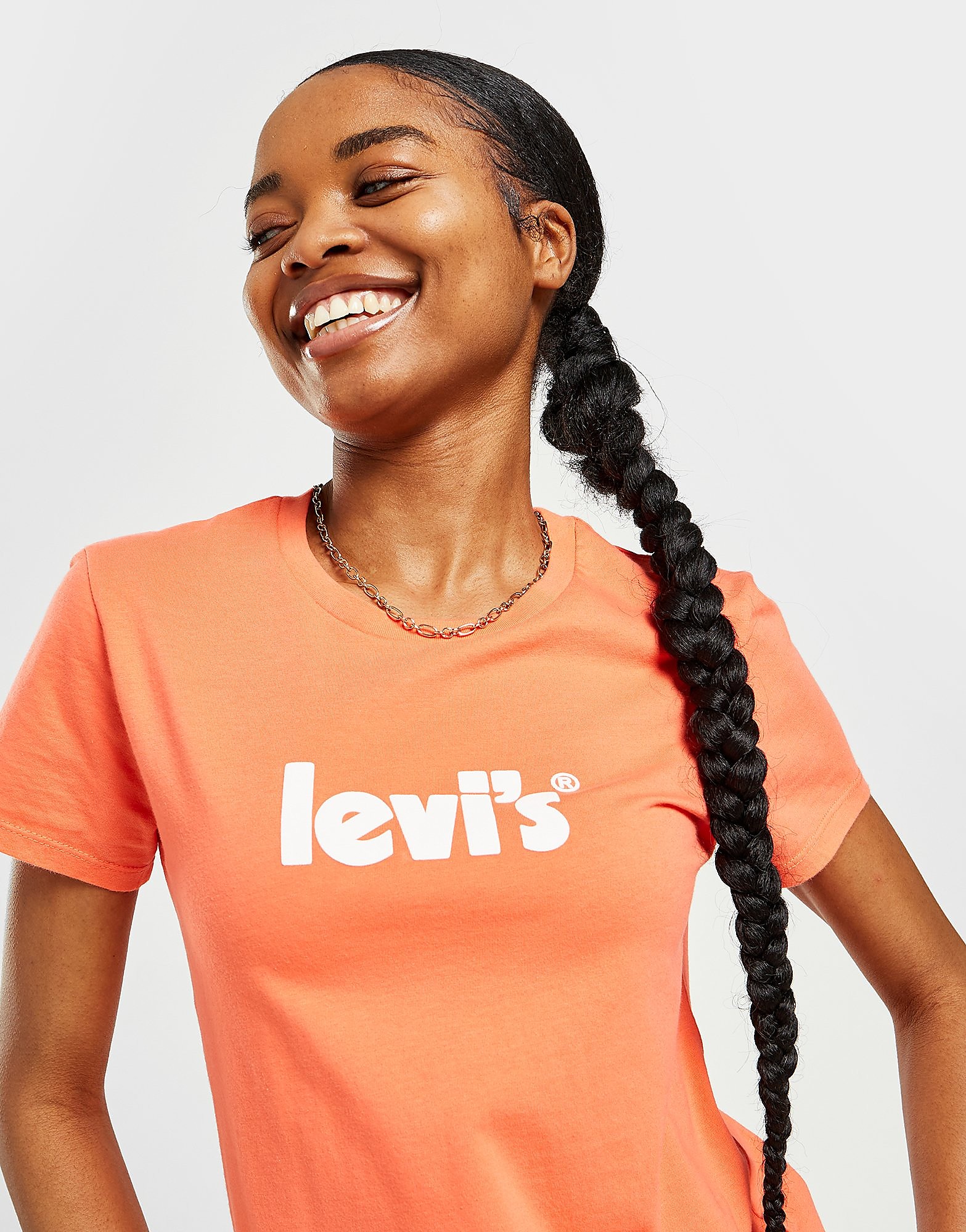 

Levis Poster Logo T-Shirt - Orange - Womens, Orange