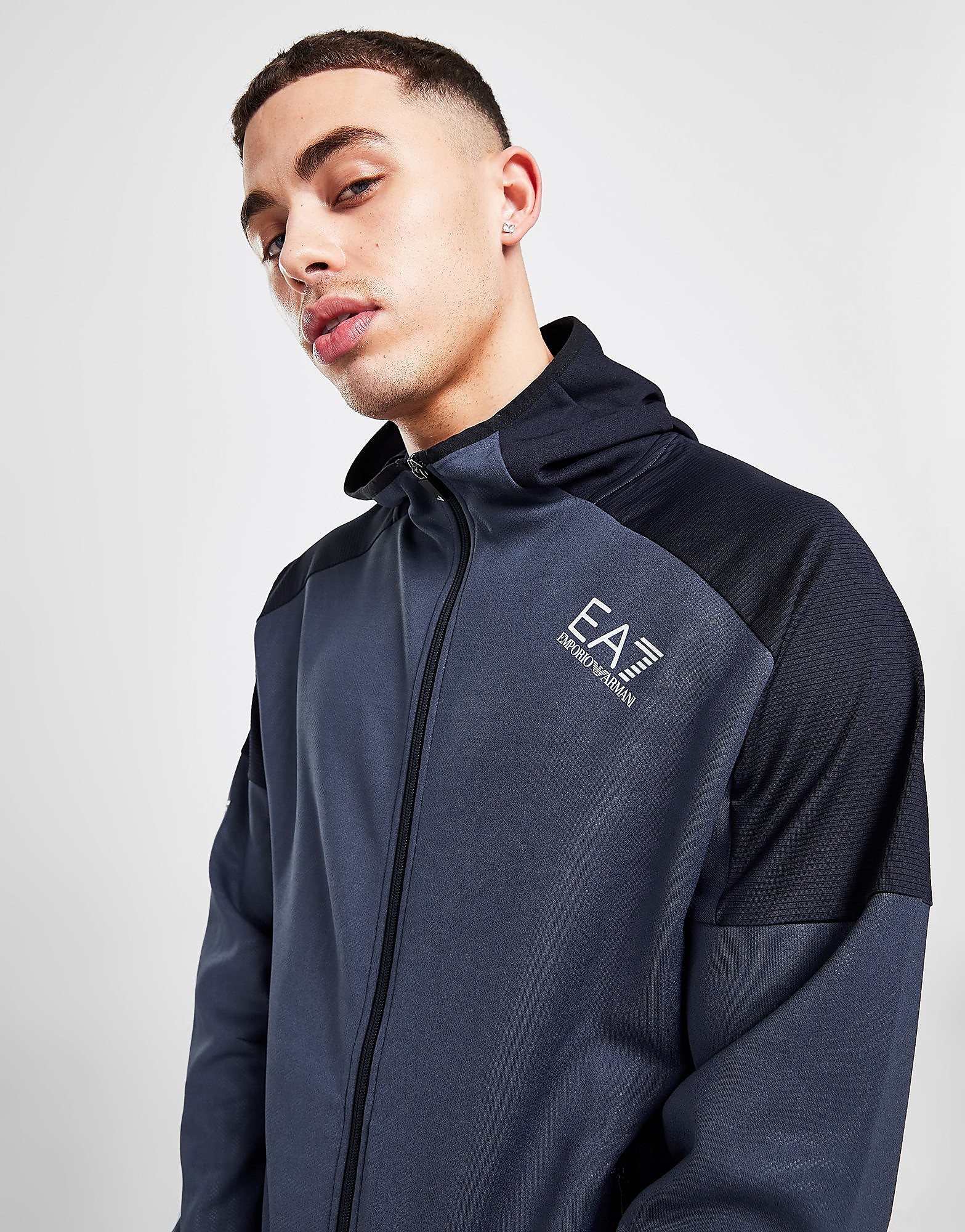 

Emporio Armani EA7 Vigor Tech Poly Hoodie - Navy - Mens, Navy